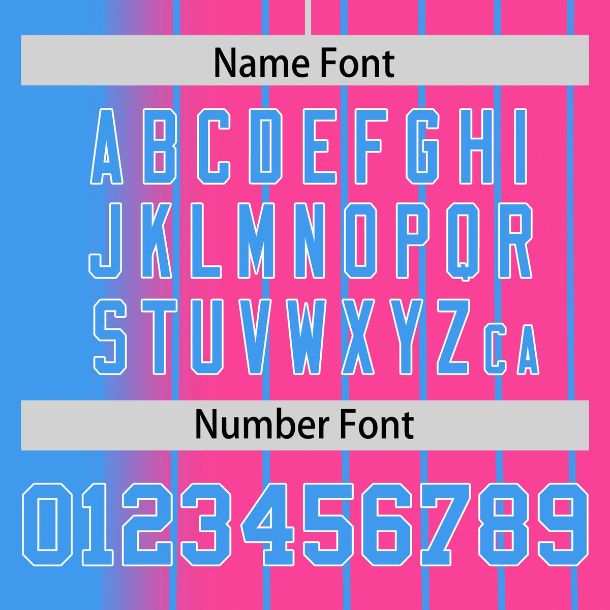 Custom Blue Pink Pinstripe Blue Authentic Baseball Jersey