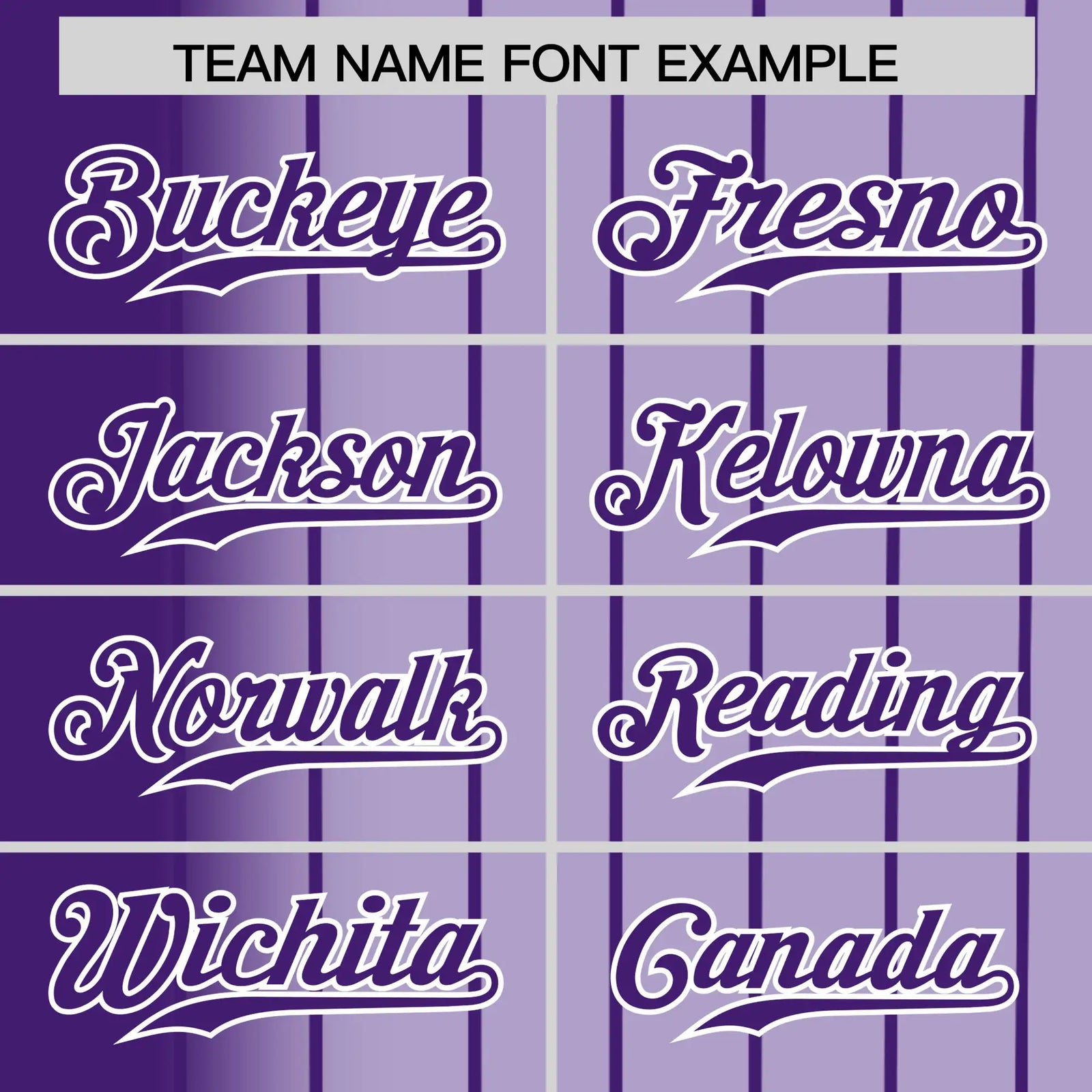 Custom Purple Light Purple Pinstripe Purple Authentic Baseball Jersey