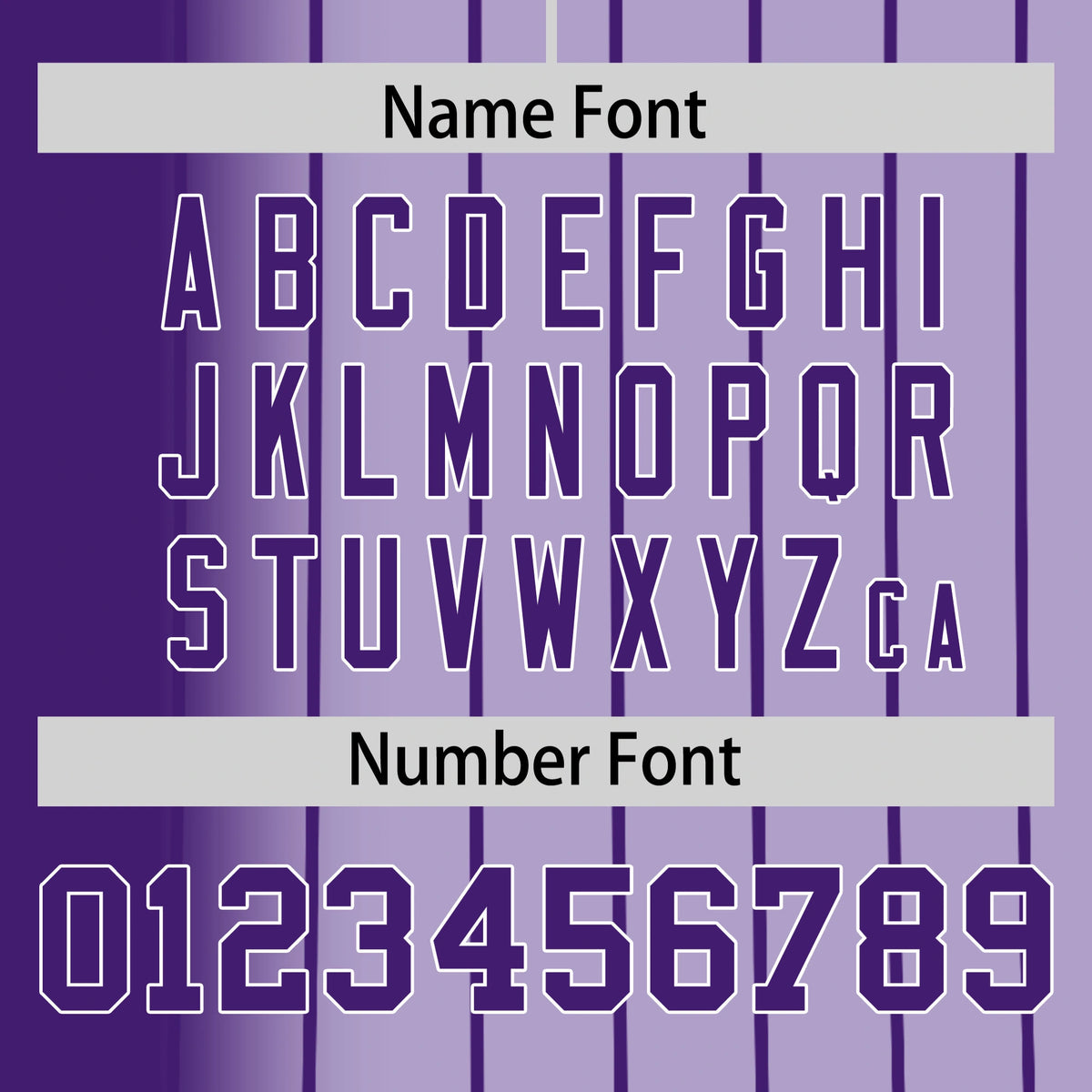 Custom Purple Light Purple Pinstripe Purple Authentic Baseball Jersey