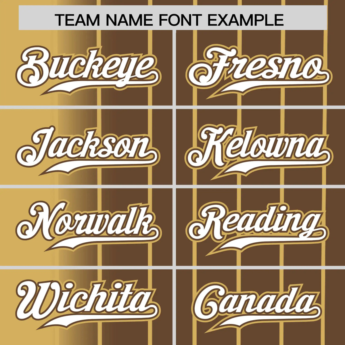 Custom Old-Gold Brown Pinstripe White Authentic Baseball Jersey