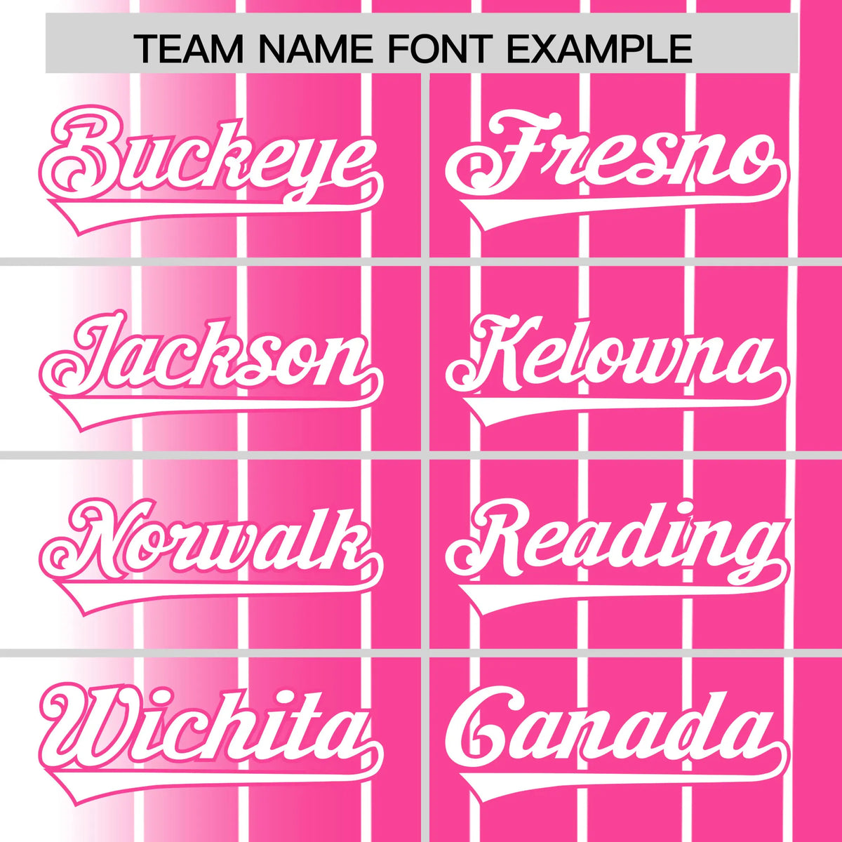 Custom White Pink Pinstripe White Authentic Baseball Jersey