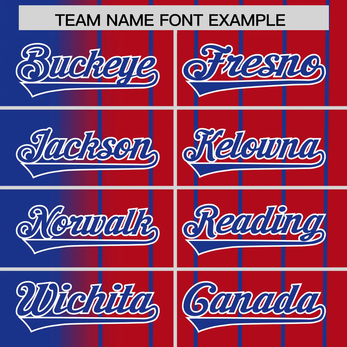 Custom Blue Crimson Pinstripe Blue Authentic Baseball Jersey