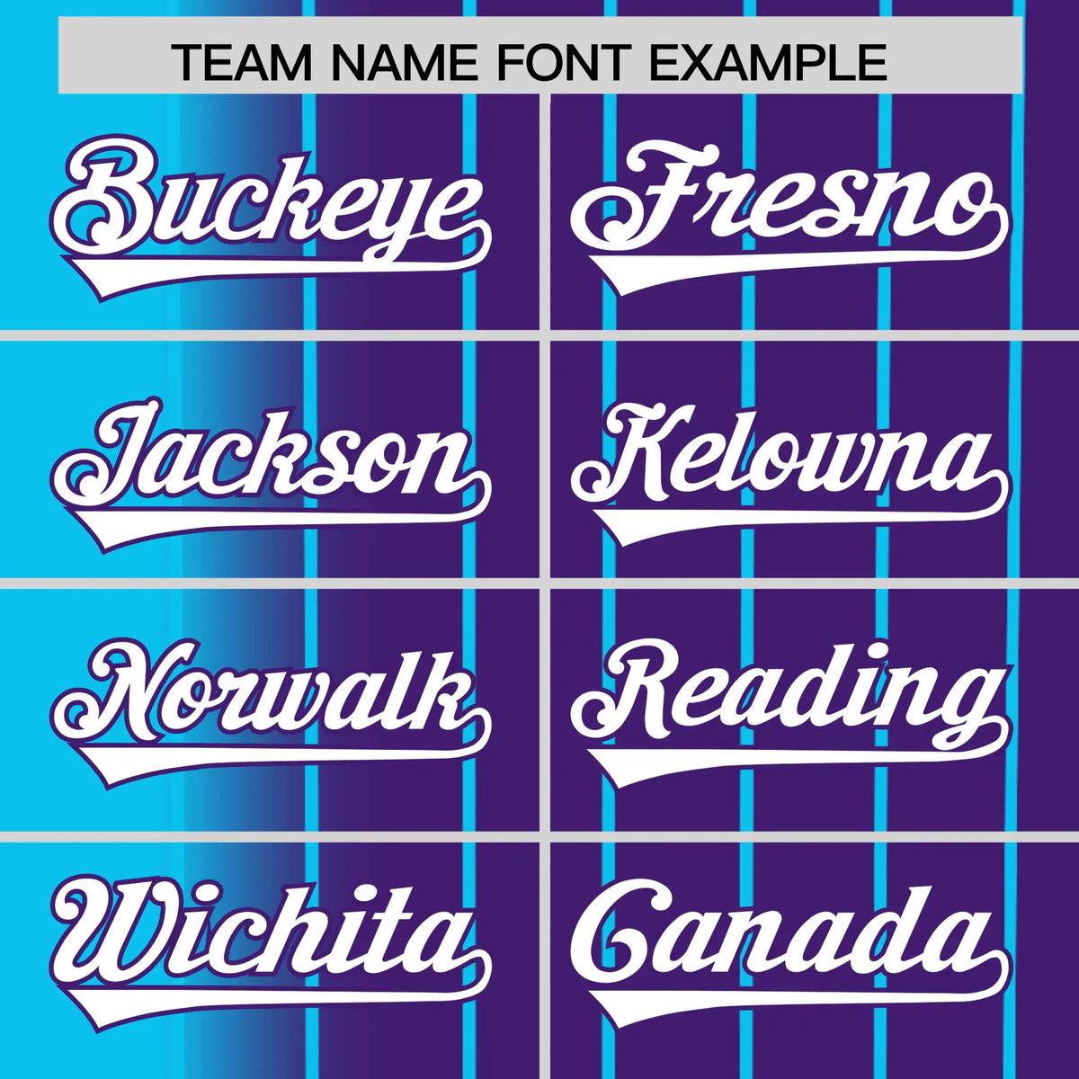 Custom Blue Purple Pinstripe White Authentic Baseball Jersey