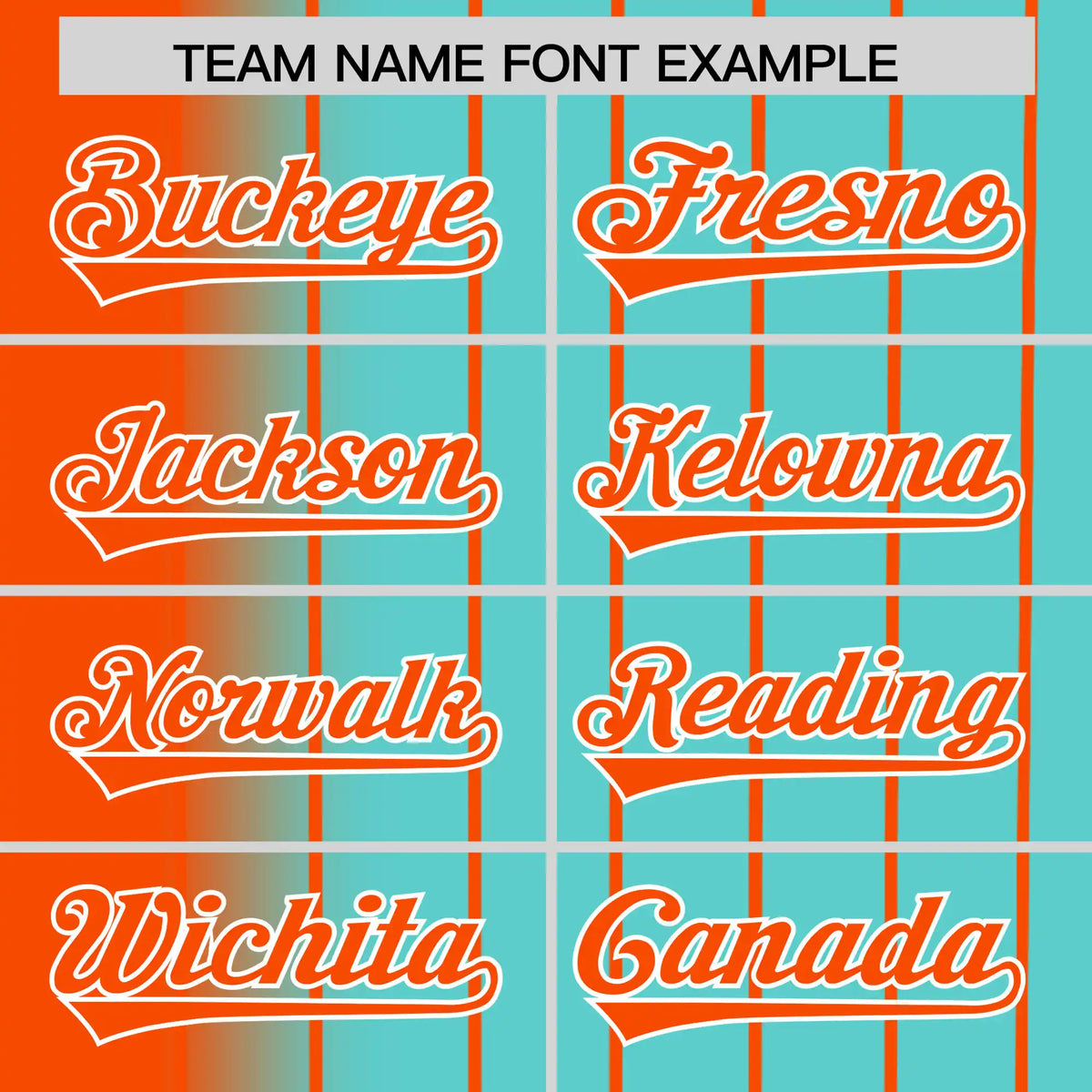 Custom Orange Light-Blue Pinstripe Orange Authentic Baseball Jersey