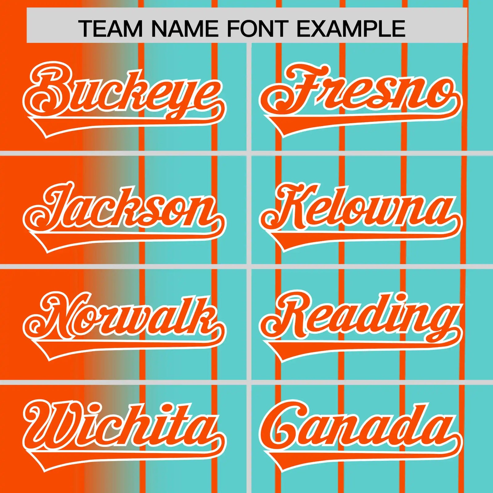 Custom Orange Light-Blue Pinstripe Orange Authentic Baseball Jersey