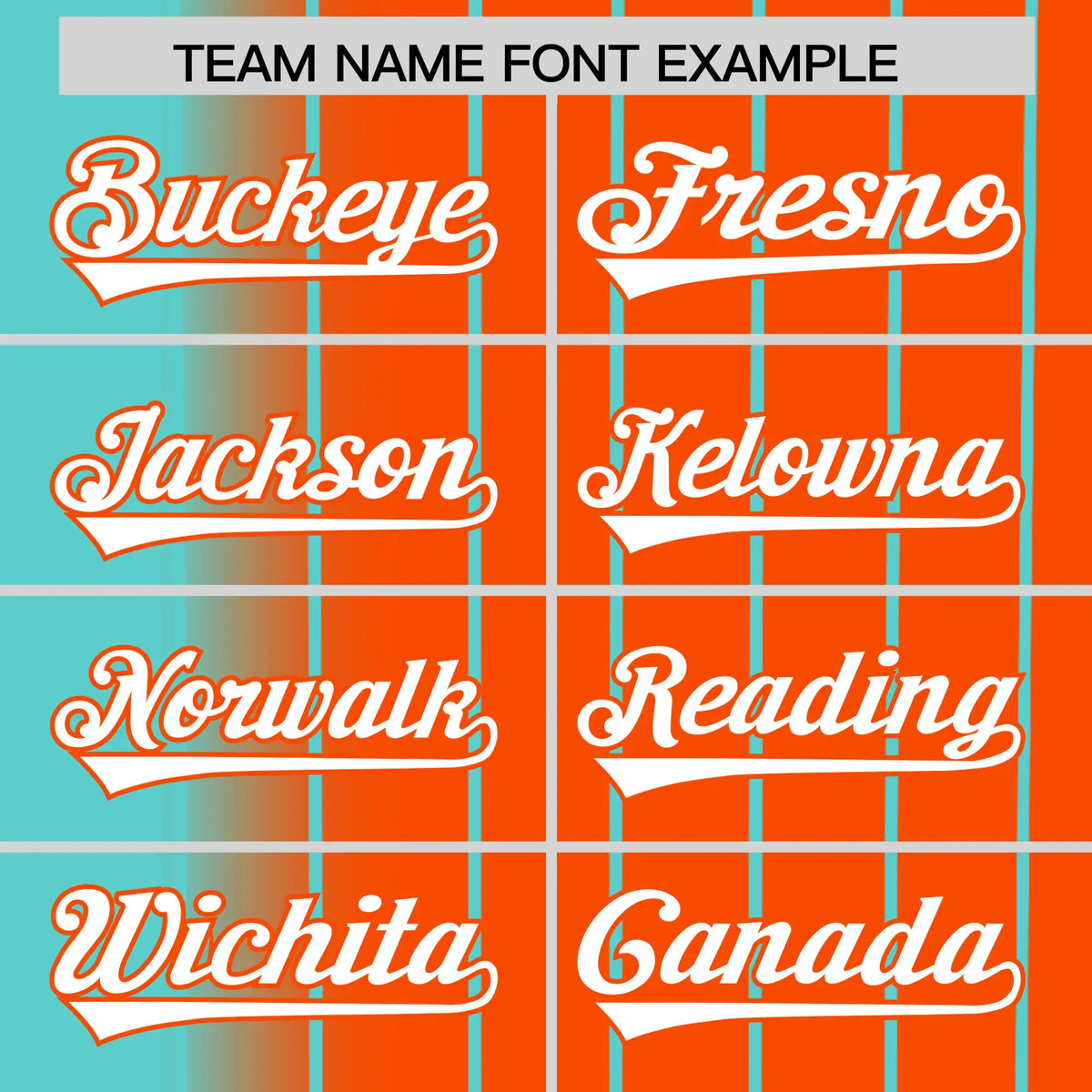 Custom Light-Blue Orange Pinstripe White Authentic Baseball Jersey