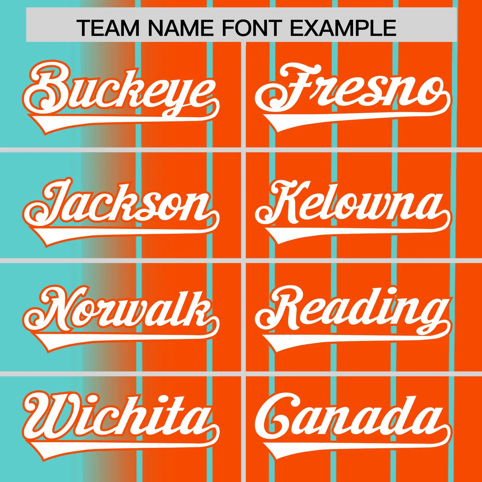 Custom Light-Blue Orange Pinstripe White Authentic Baseball Jersey