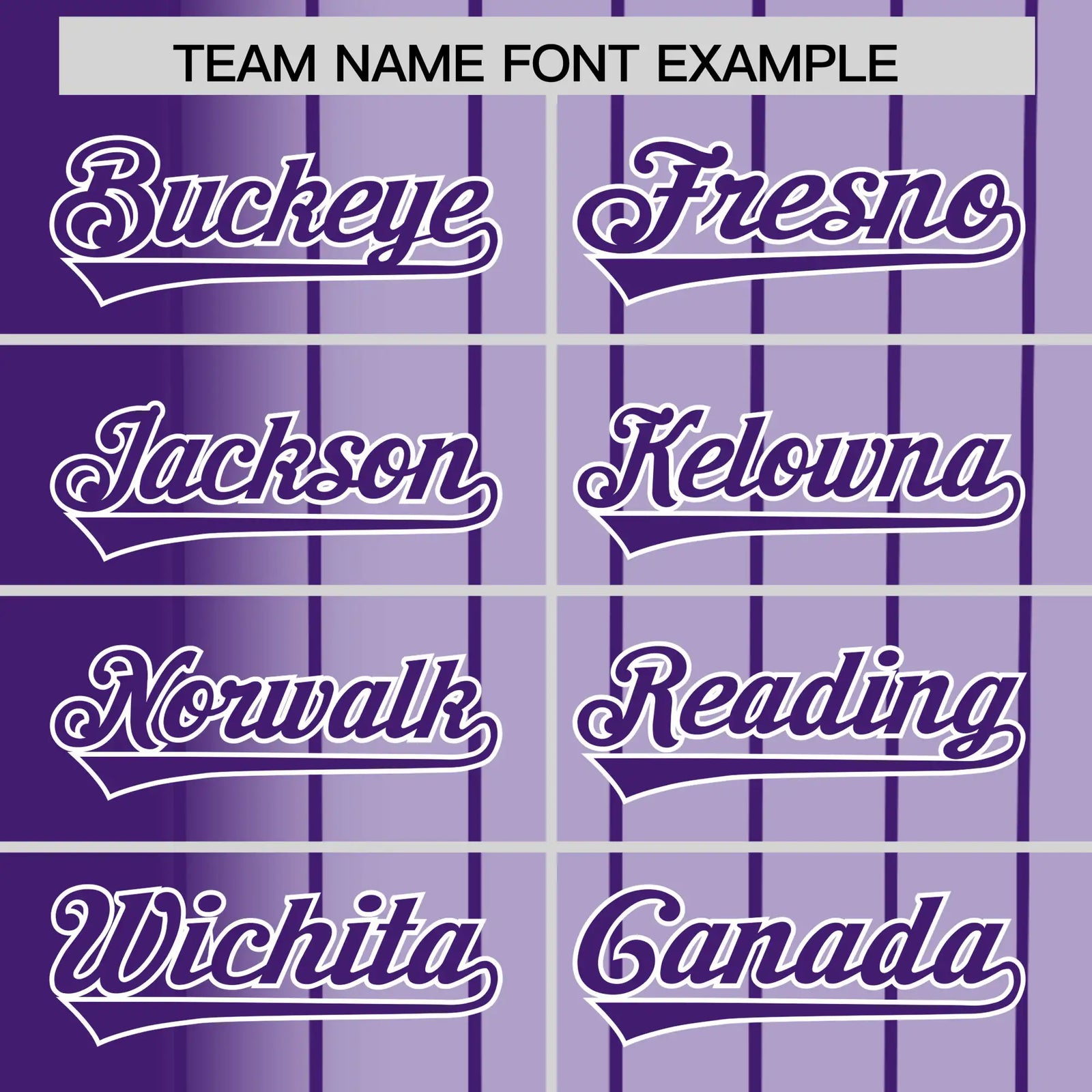 Custom Purple Light Purple Pinstripe Purple Authentic Baseball Jersey