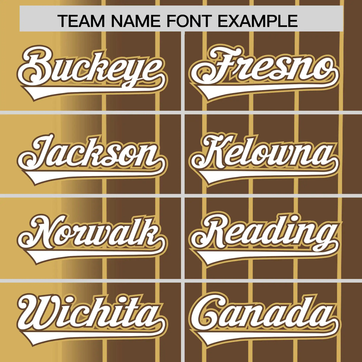 Custom Old-Gold Brown Pinstripe White Authentic Baseball Jersey