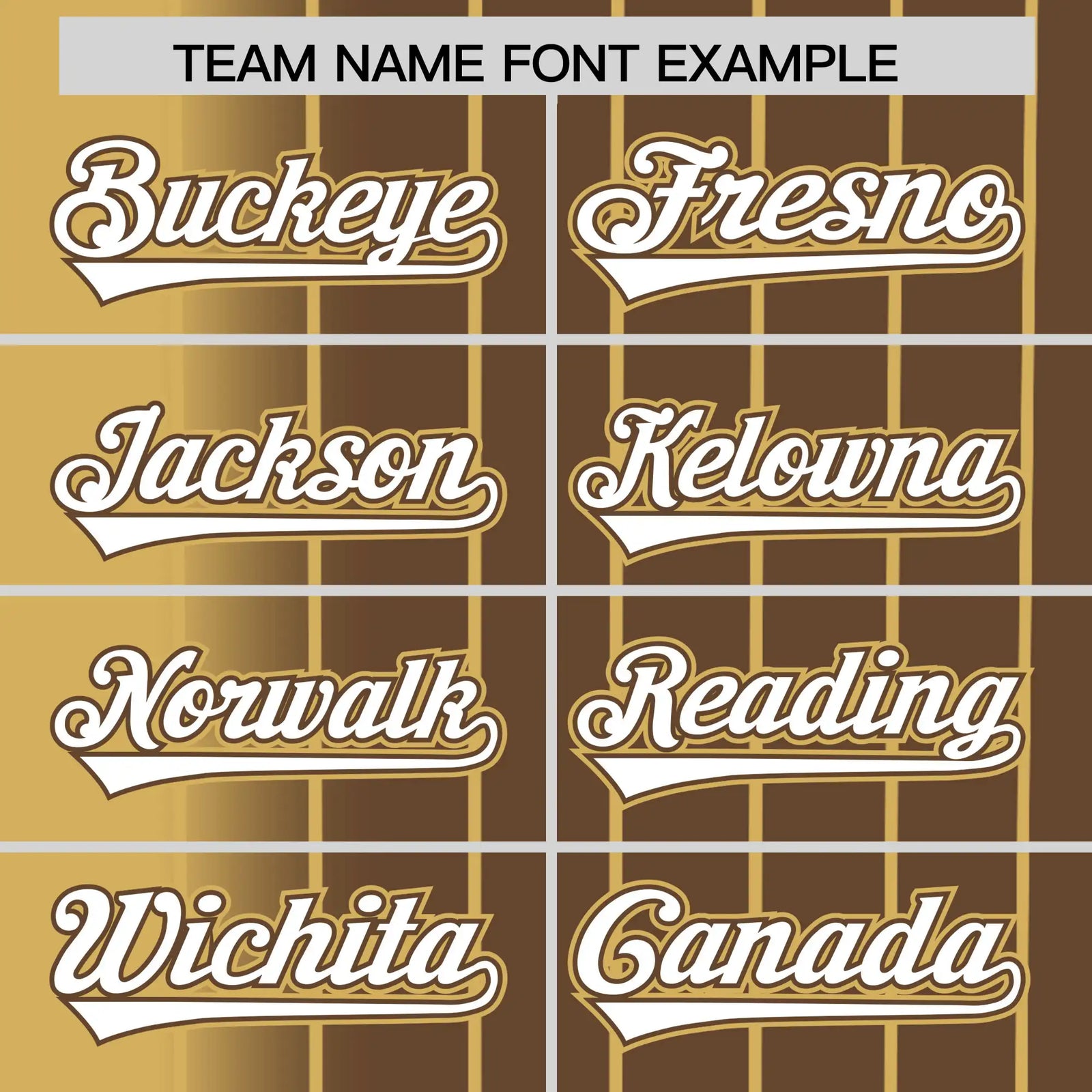 Custom Old-Gold Brown Pinstripe White Authentic Baseball Jersey