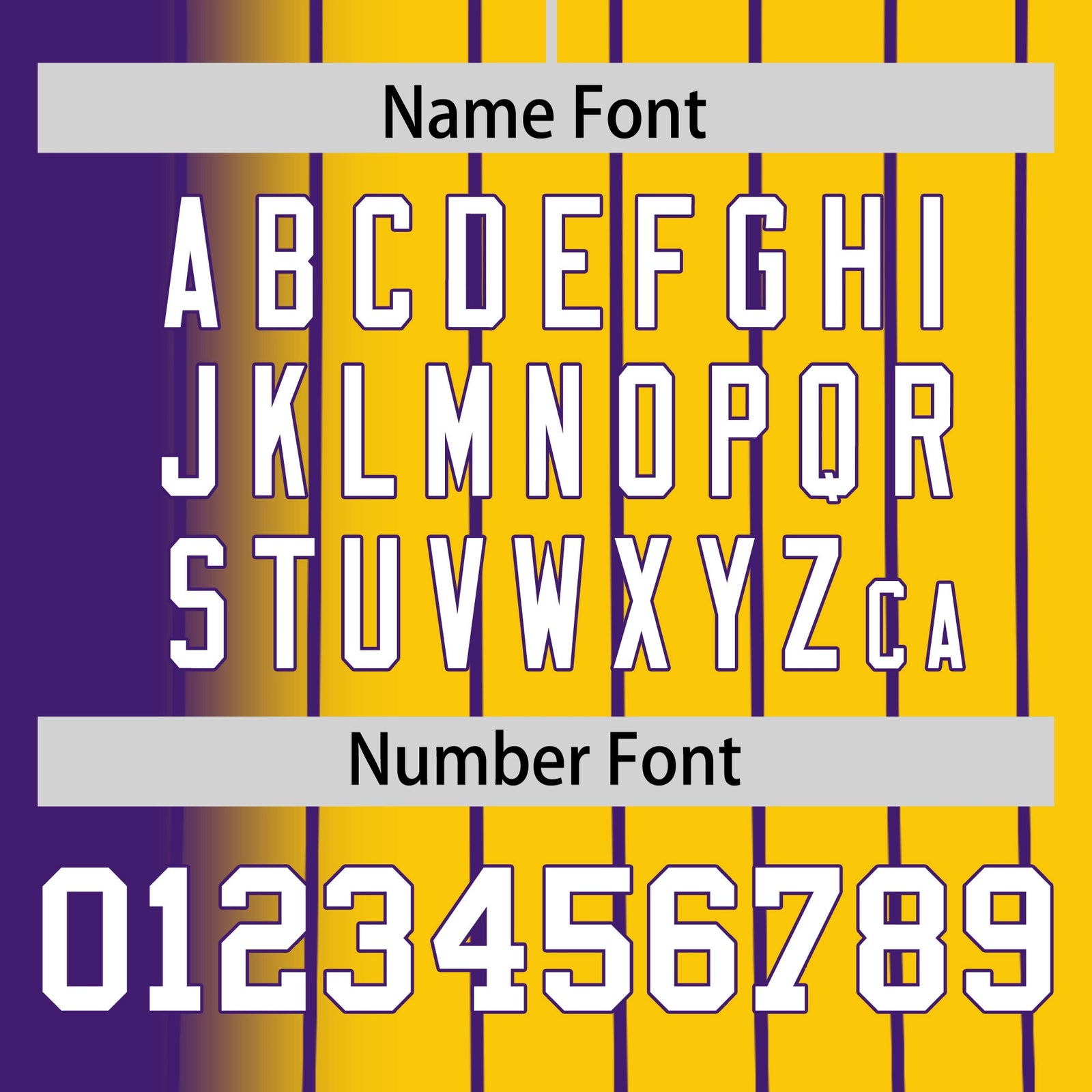 Custom Purple Yellow Pinstripe White Authentic Baseball Jersey