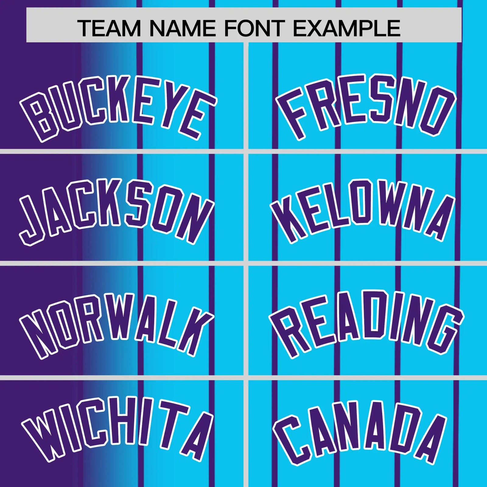 Custom Purple Blue Pinstripe Purple Authentic Baseball Jersey