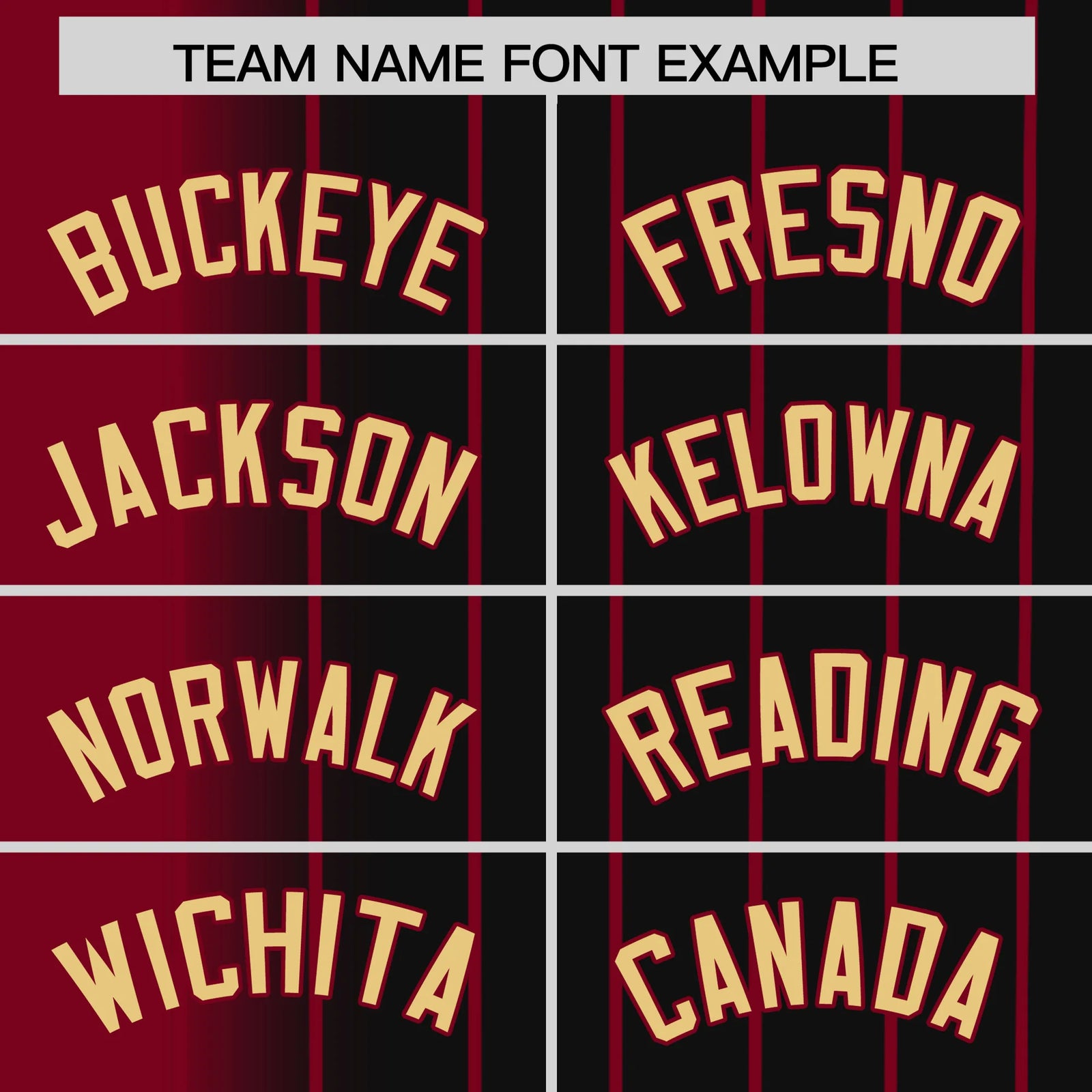 Custom Crimson Black Pinstripe Old-Gold Authentic Baseball Jersey