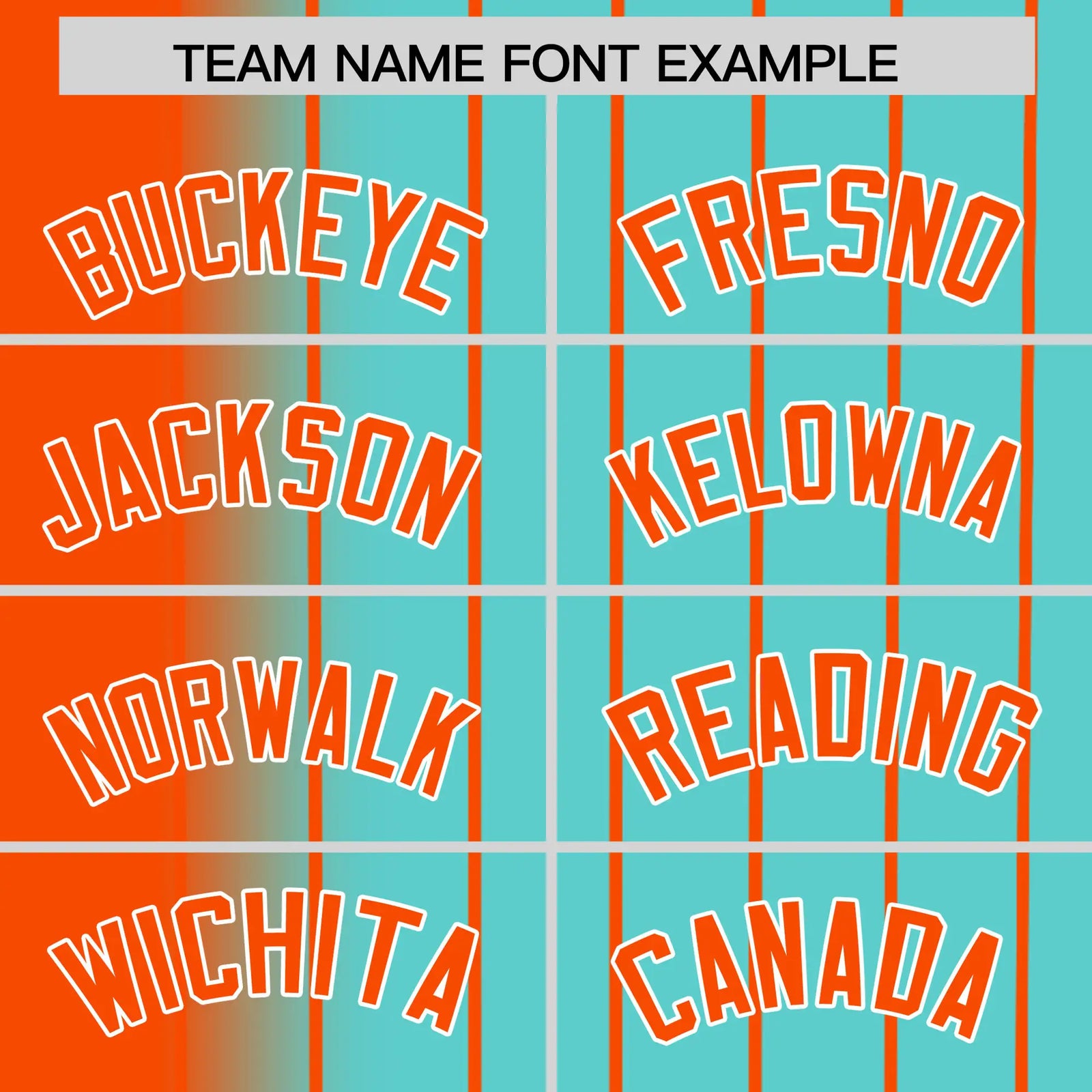 Custom Orange Light-Blue Pinstripe Orange Authentic Baseball Jersey