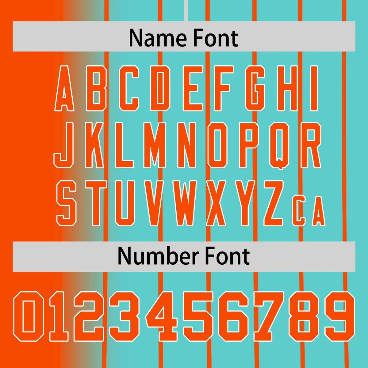 Custom Orange Light-Blue Pinstripe Orange Authentic Baseball Jersey