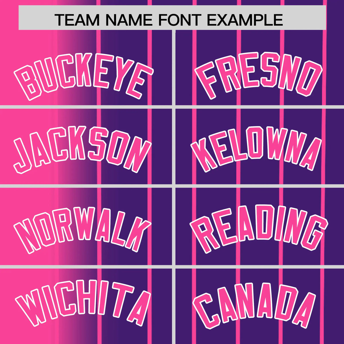 Custom Pink Purple Pinstripe Pink Authentic Baseball Jersey