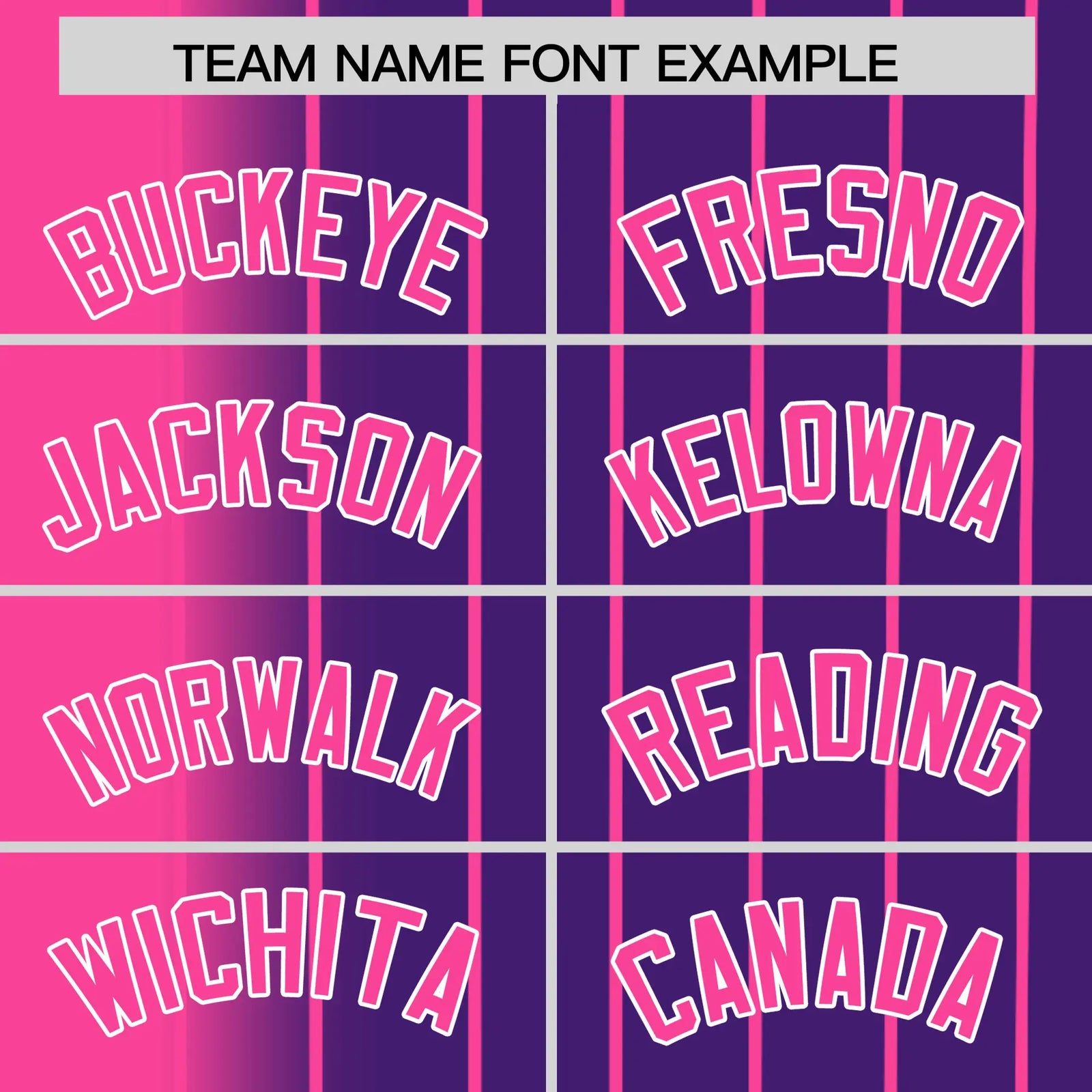 Custom Pink Purple Pinstripe Pink Authentic Baseball Jersey