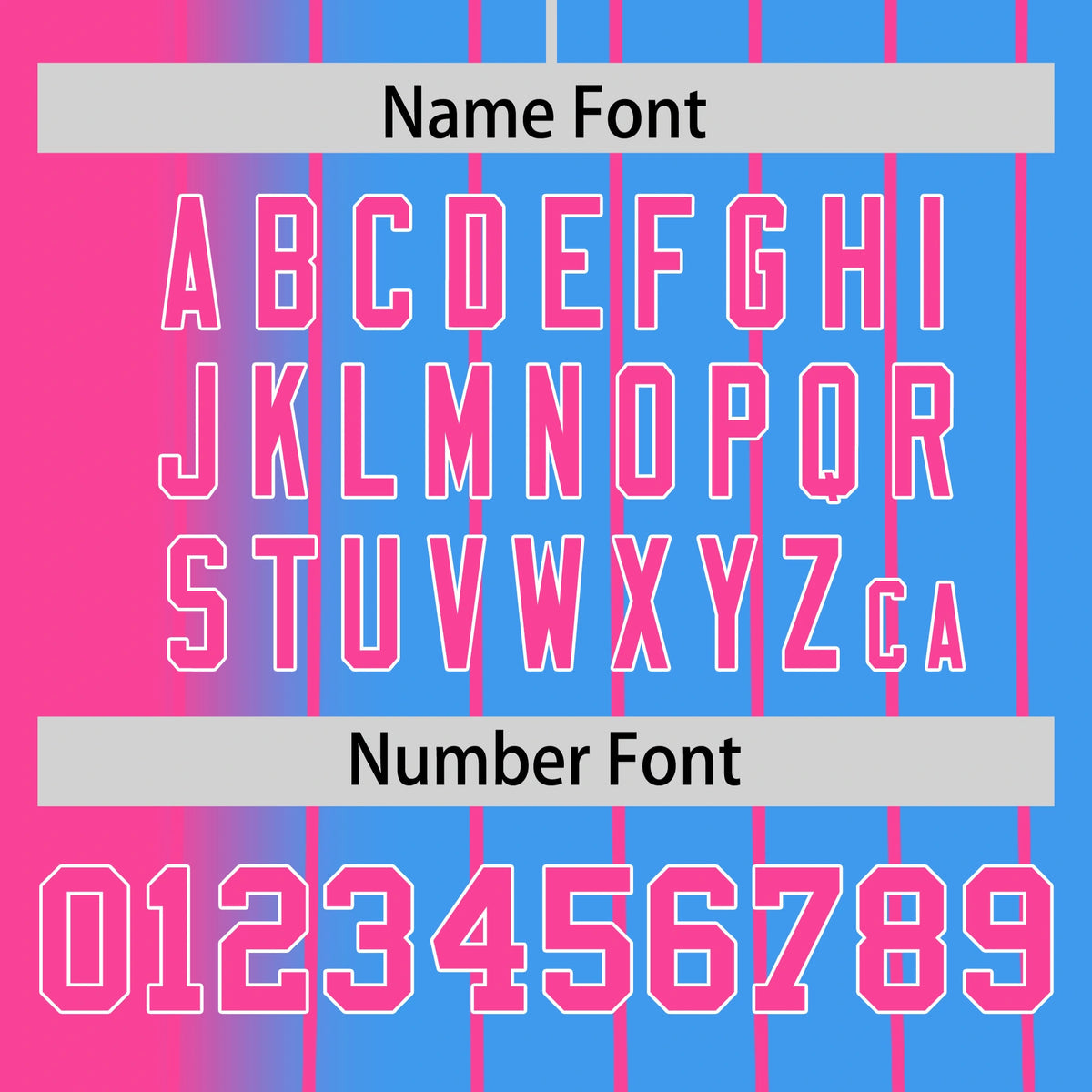 Custom Pink Blue Pinstripe Pink Authentic Baseball Jersey