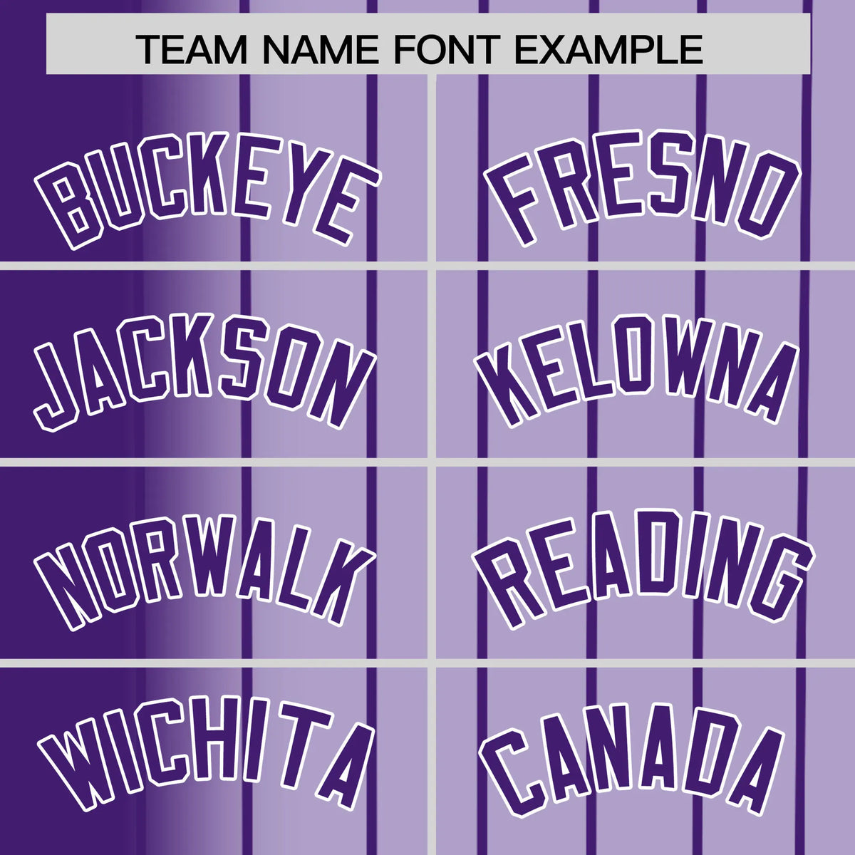 Custom Purple Light Purple Pinstripe Purple Authentic Baseball Jersey