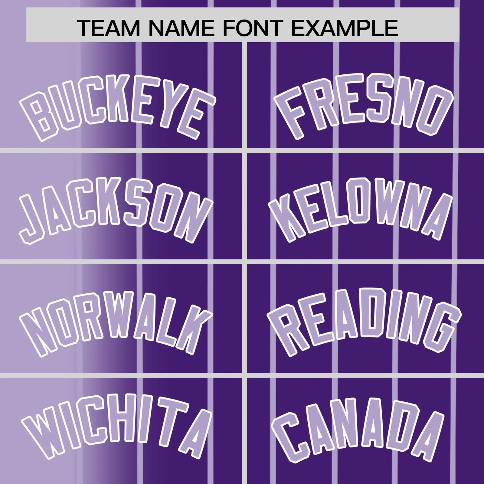 Custom Light Purple Purple Pinstripe Light Purple Authentic Baseball Jersey