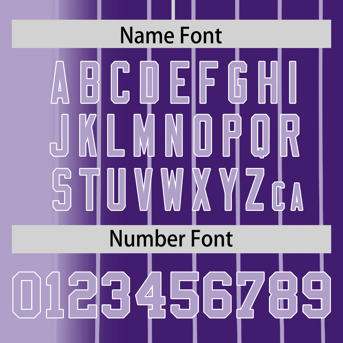 Custom Light Purple Purple Pinstripe Light Purple Authentic Baseball Jersey