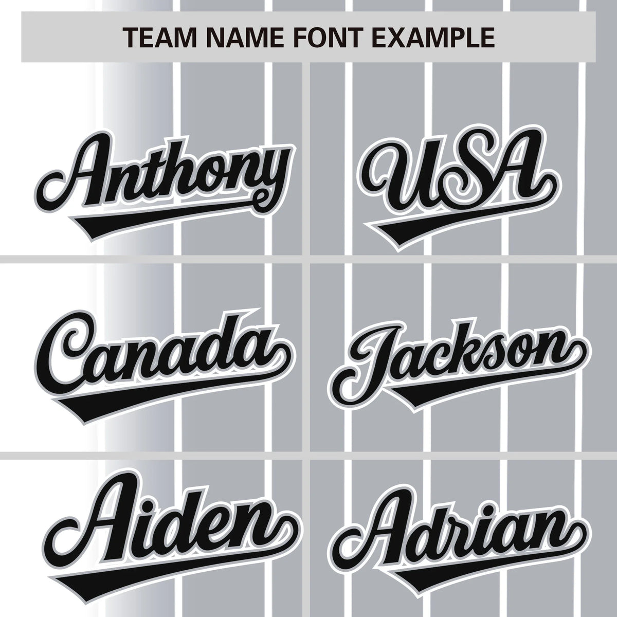 Custom White Gray Pinstripe Black Authentic Baseball Jersey