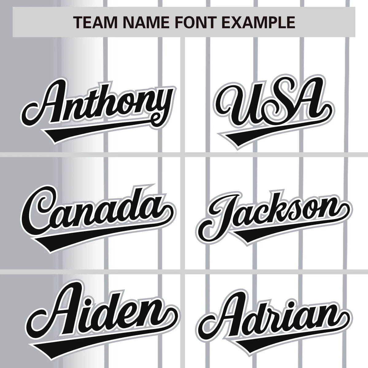 Custom Gray White Pinstripe Black Authentic Baseball Jersey