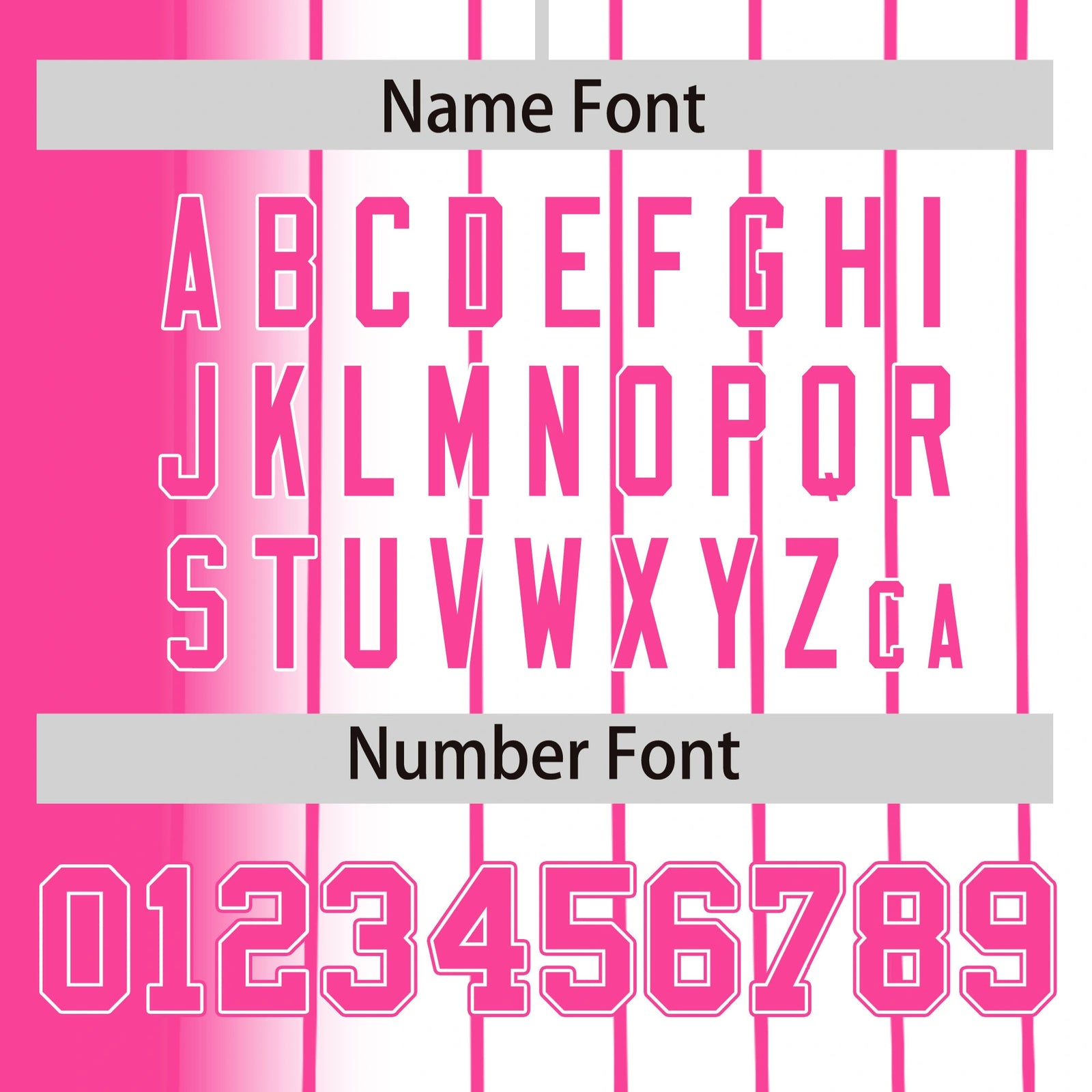 Custom Pink White Pinstripe Pink Authentic Baseball Jersey