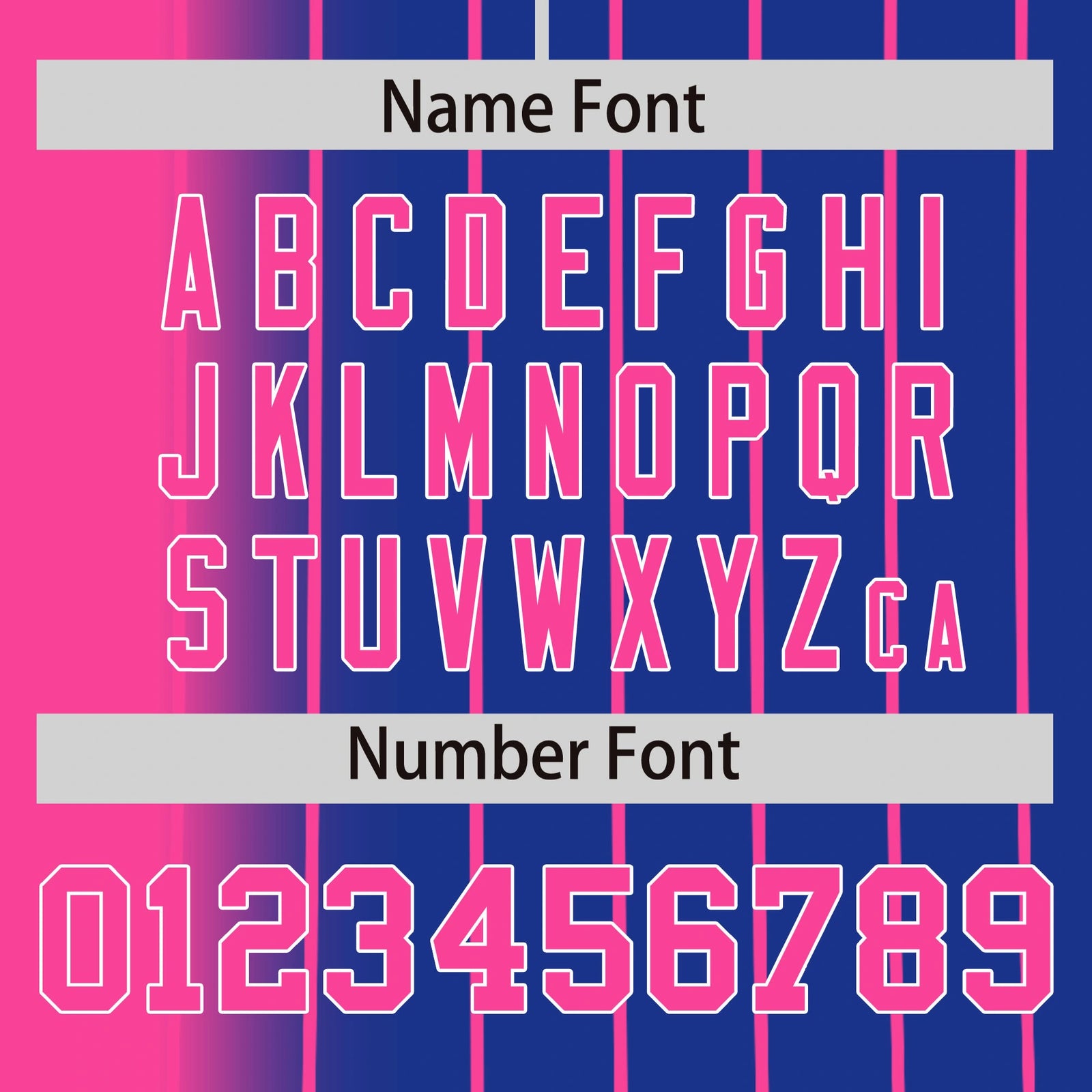 Custom Pink Blue Pinstripe Pink Authentic Baseball Jersey