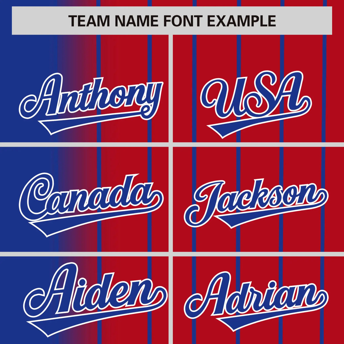 Custom Blue Crimson Pinstripe Blue Authentic Baseball Jersey