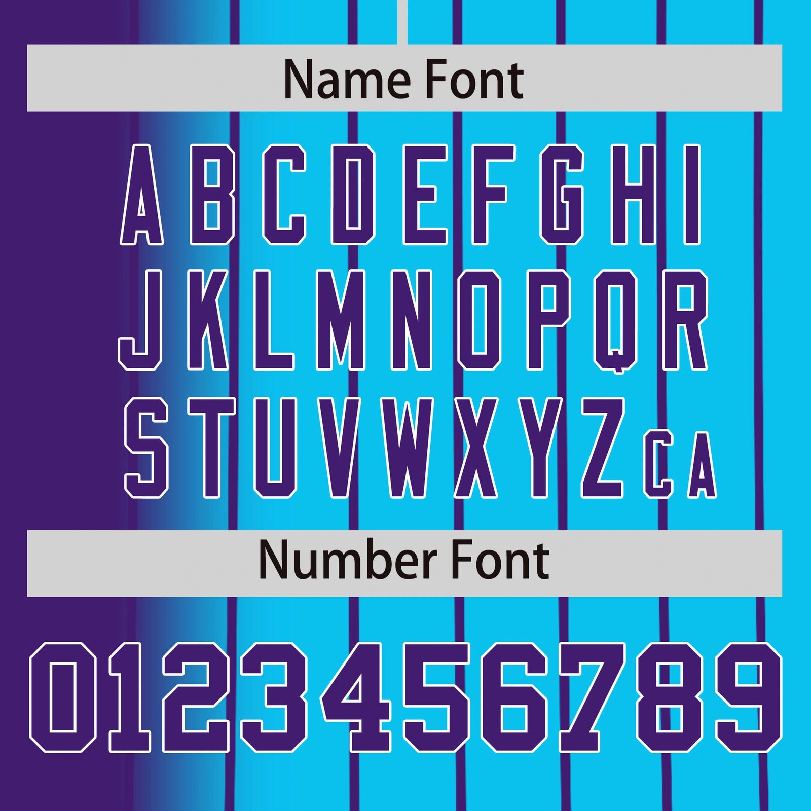 Custom Purple Blue Pinstripe Purple Authentic Baseball Jersey