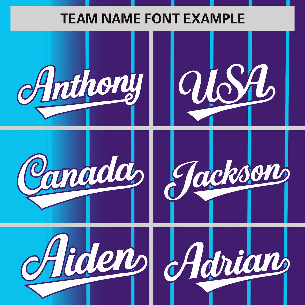 Custom Blue Purple Pinstripe White Authentic Baseball Jersey