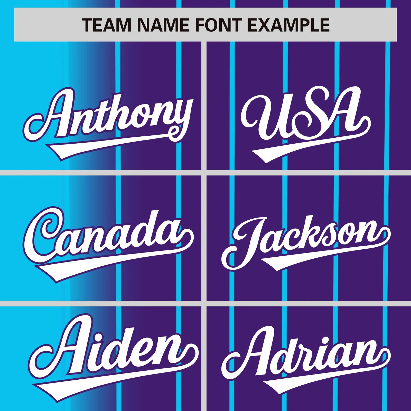 Custom Blue Purple Pinstripe White Authentic Baseball Jersey