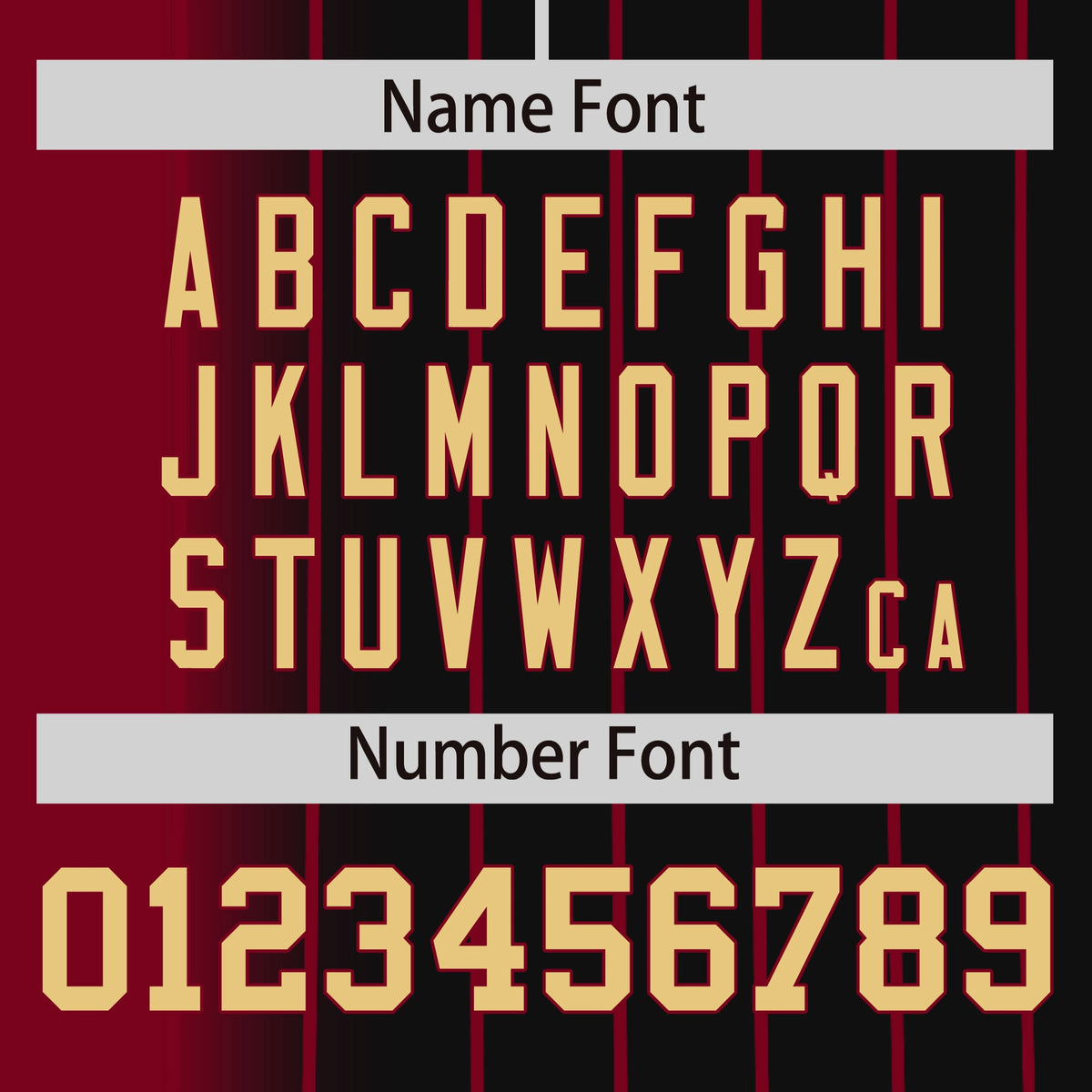 Custom Crimson Black Pinstripe Old-Gold Authentic Baseball Jersey