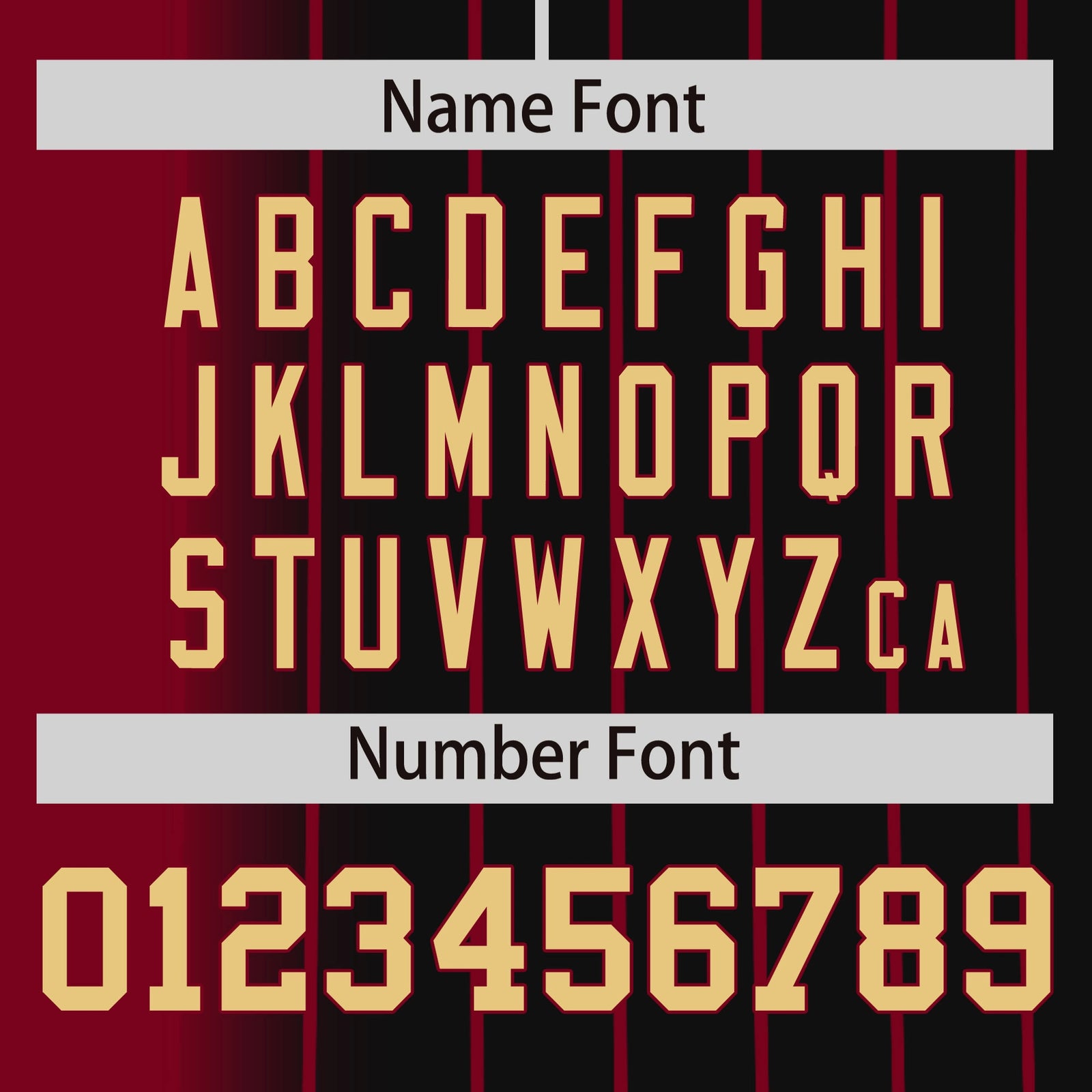 Custom Crimson Black Pinstripe Old-Gold Authentic Baseball Jersey