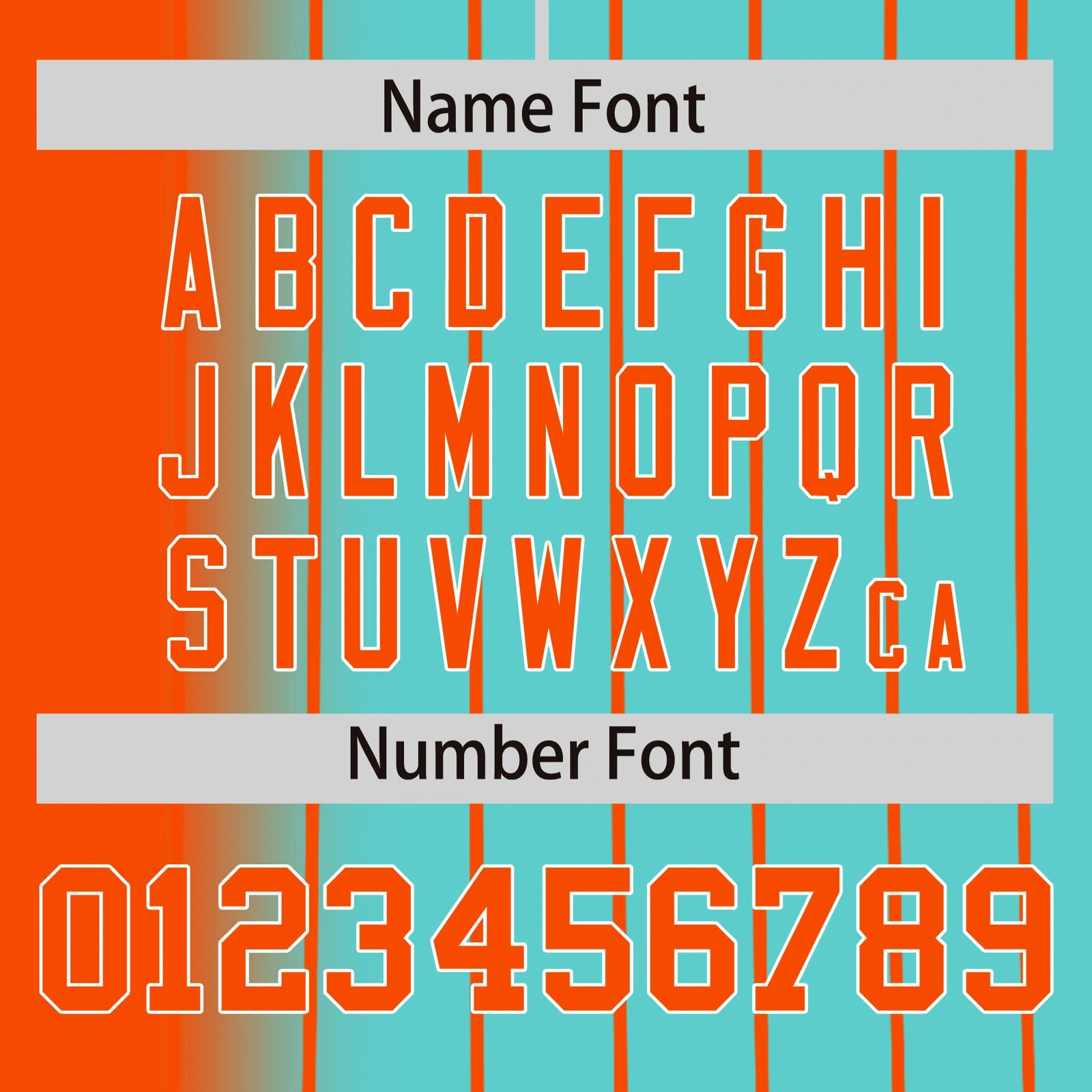 Custom Orange Light-Blue Pinstripe Orange Authentic Baseball Jersey