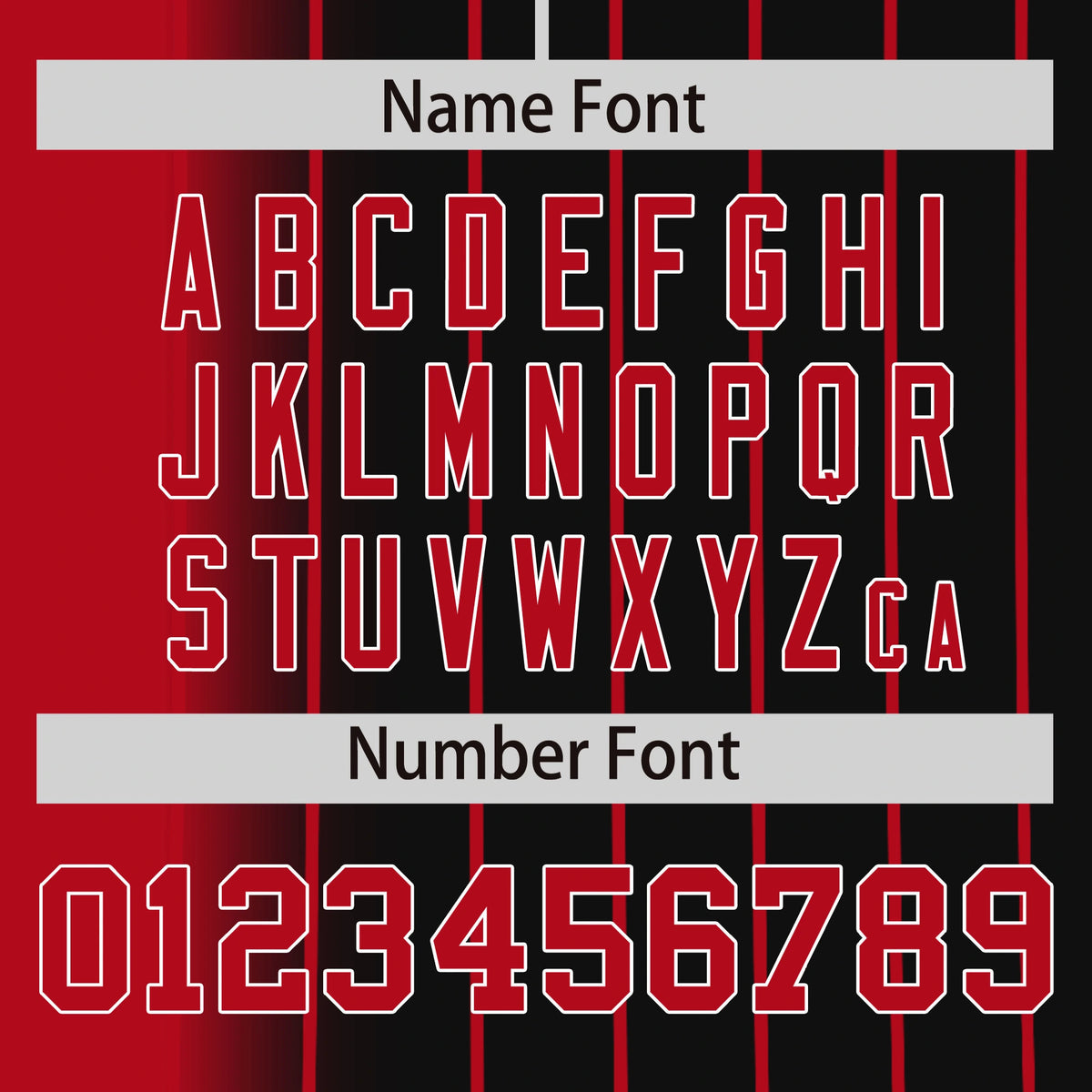 Custom Red Black Pinstripe Red Authentic Baseball Jersey