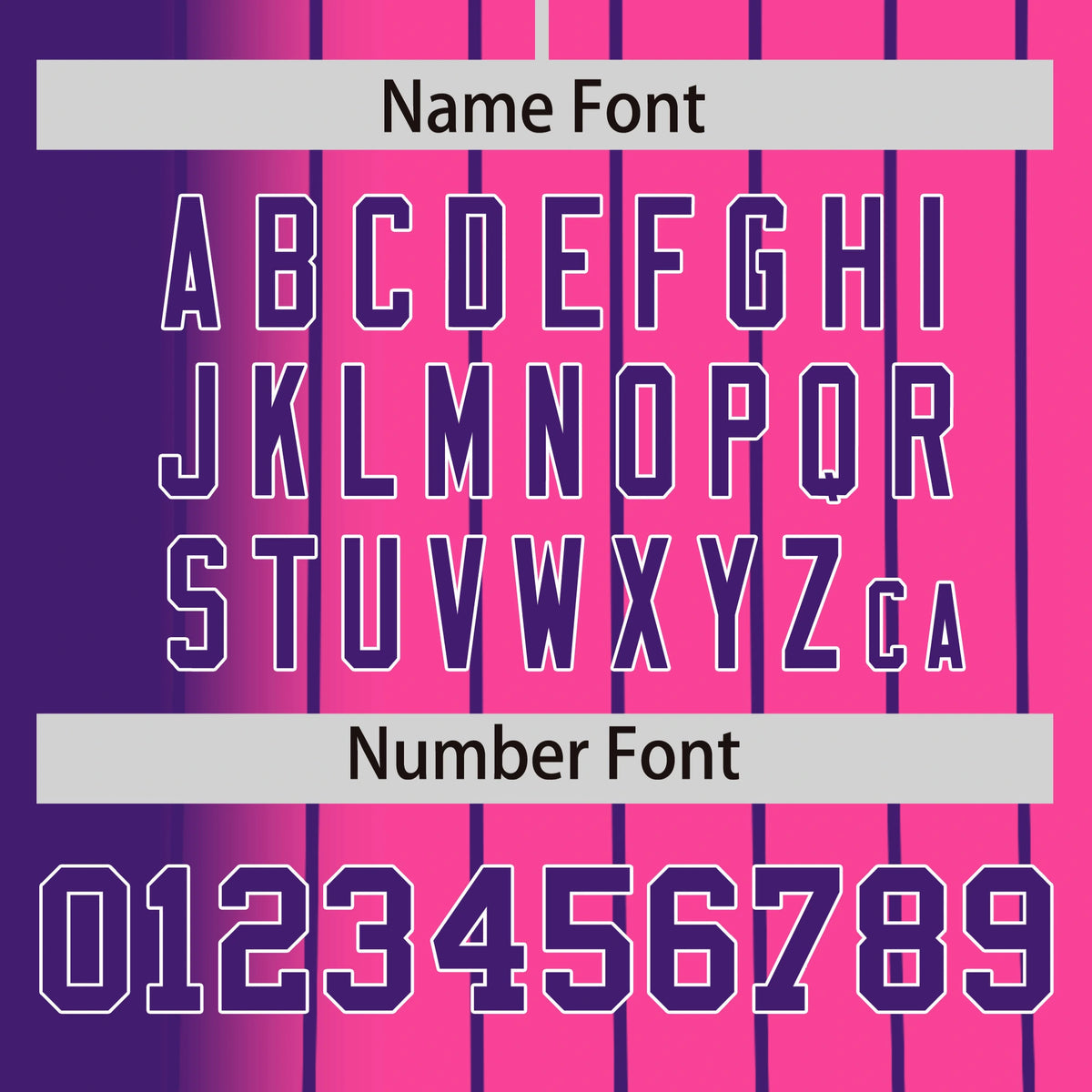 Custom Purple Pink Pinstripe Purple Authentic Baseball Jersey