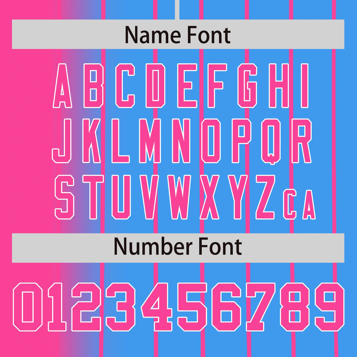 Custom Pink Blue Pinstripe Pink Authentic Baseball Jersey