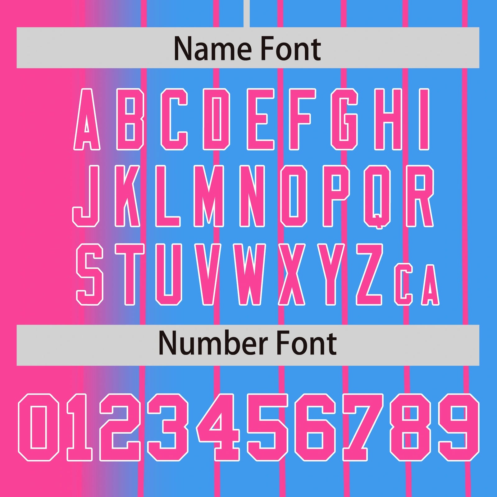 Custom Pink Blue Pinstripe Pink Authentic Baseball Jersey