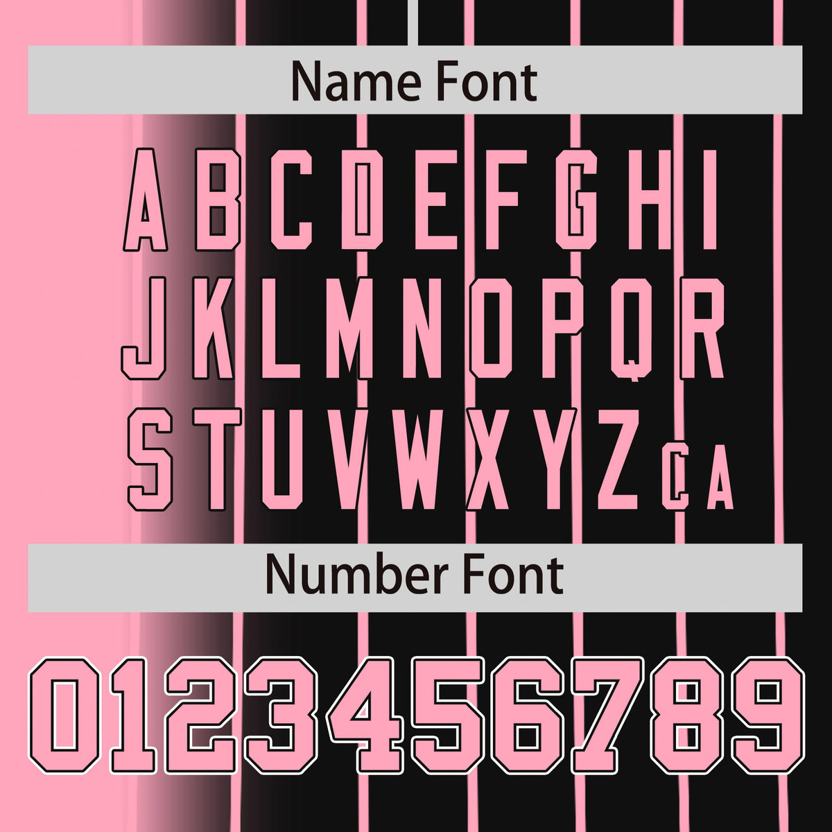 Custom Pink Black Pinstripe Pink Authentic Baseball Jersey