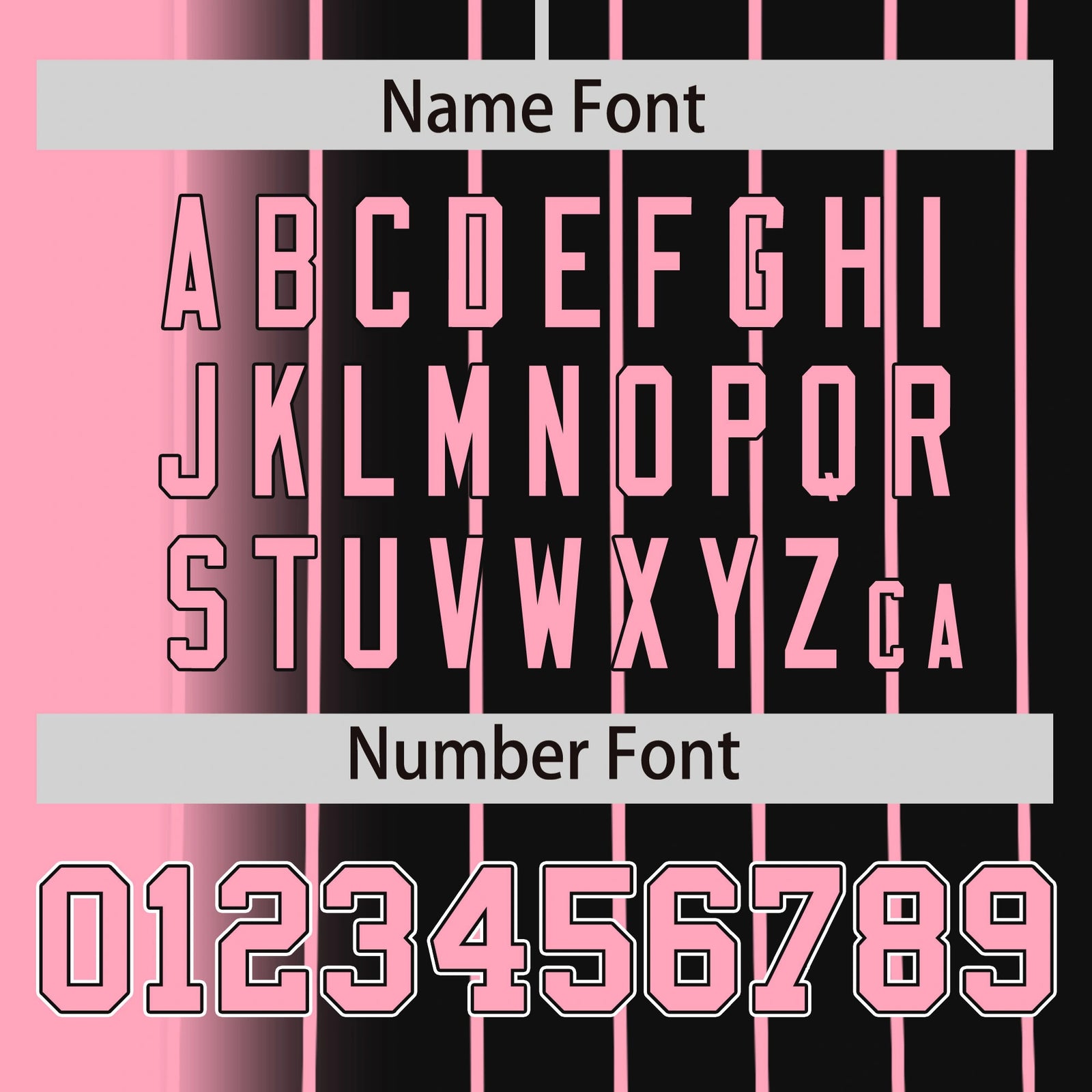 Custom Pink Black Pinstripe Pink Authentic Baseball Jersey