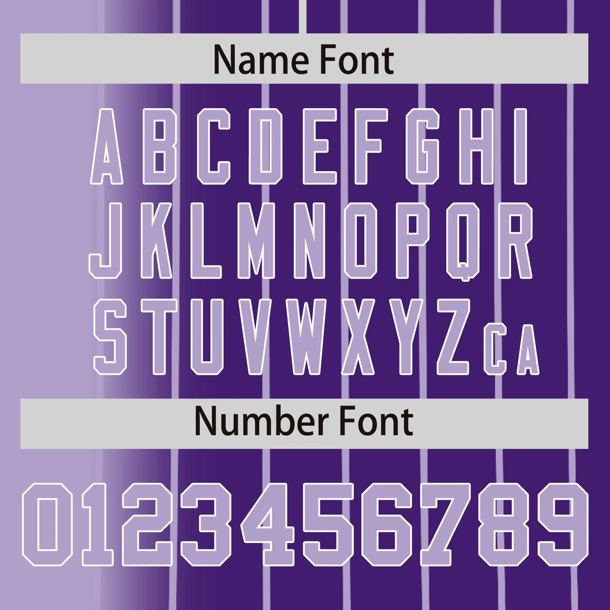 Custom Light Purple Purple Pinstripe Light Purple Authentic Baseball Jersey