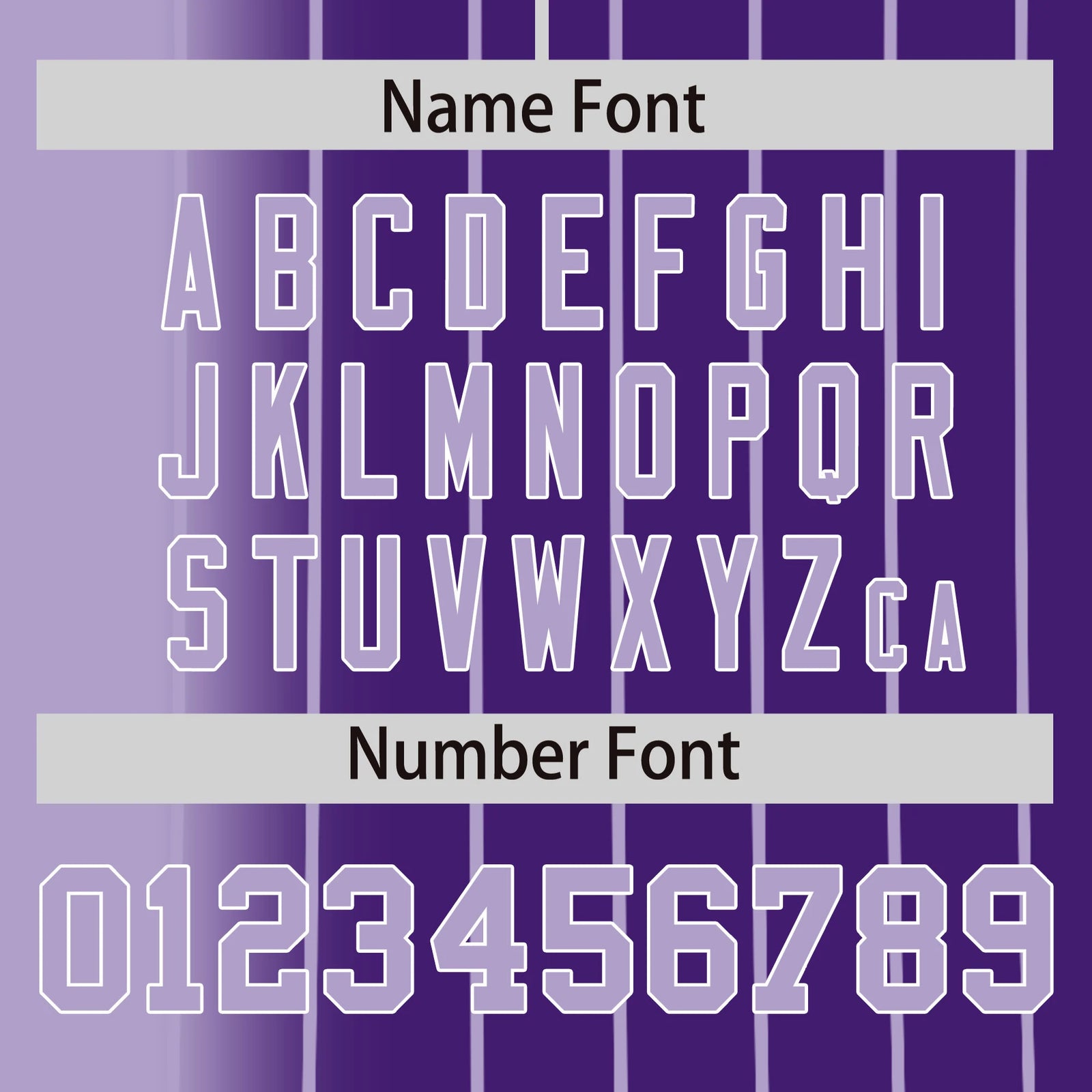 Custom Light Purple Purple Pinstripe Light Purple Authentic Baseball Jersey