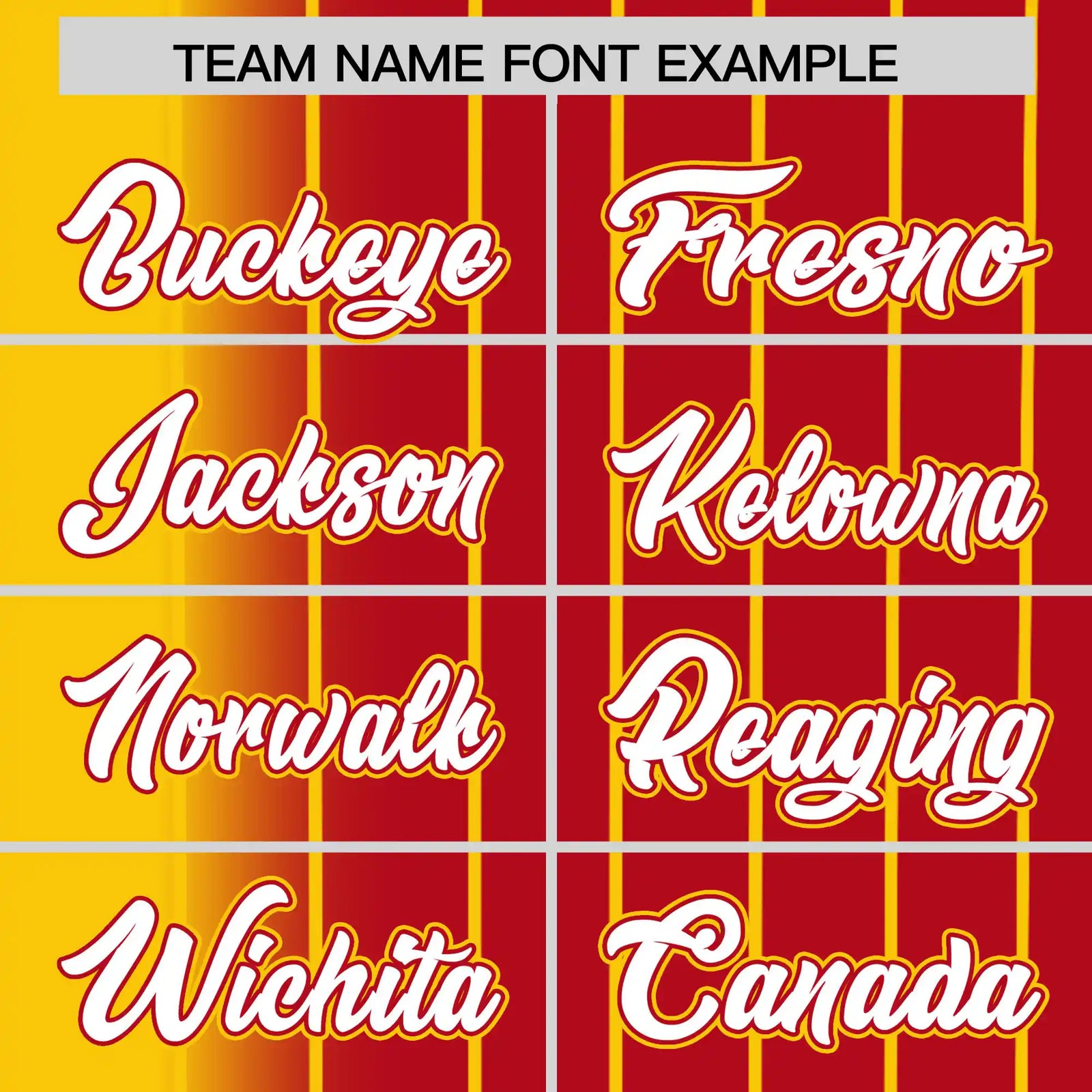 Custom Yellow Red Pinstripe White Authentic Baseball Jersey