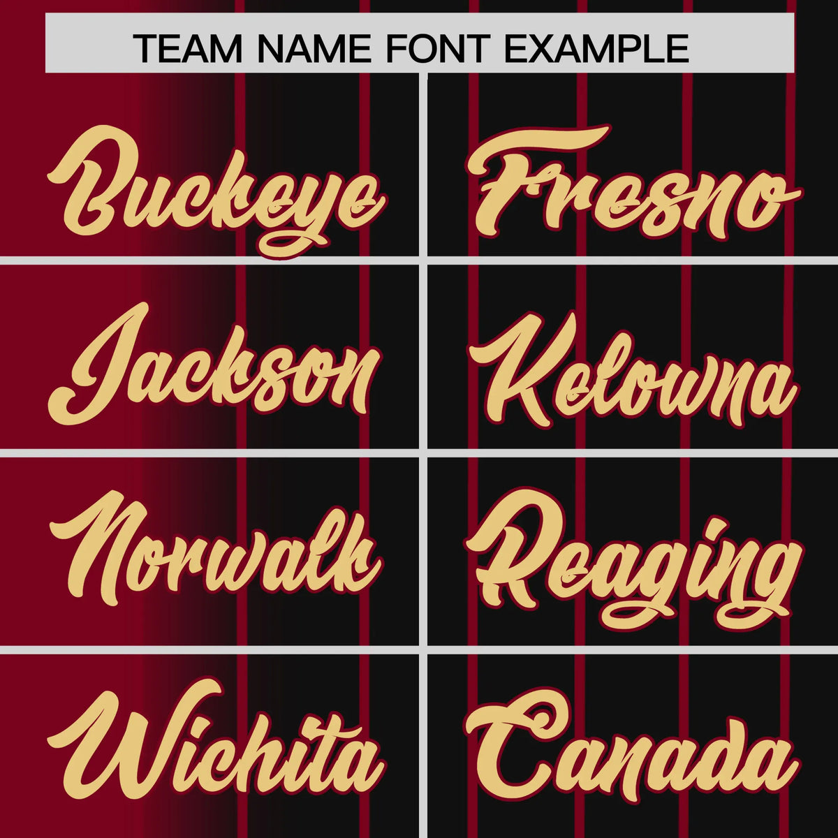 Custom Crimson Black Pinstripe Old-Gold Authentic Baseball Jersey