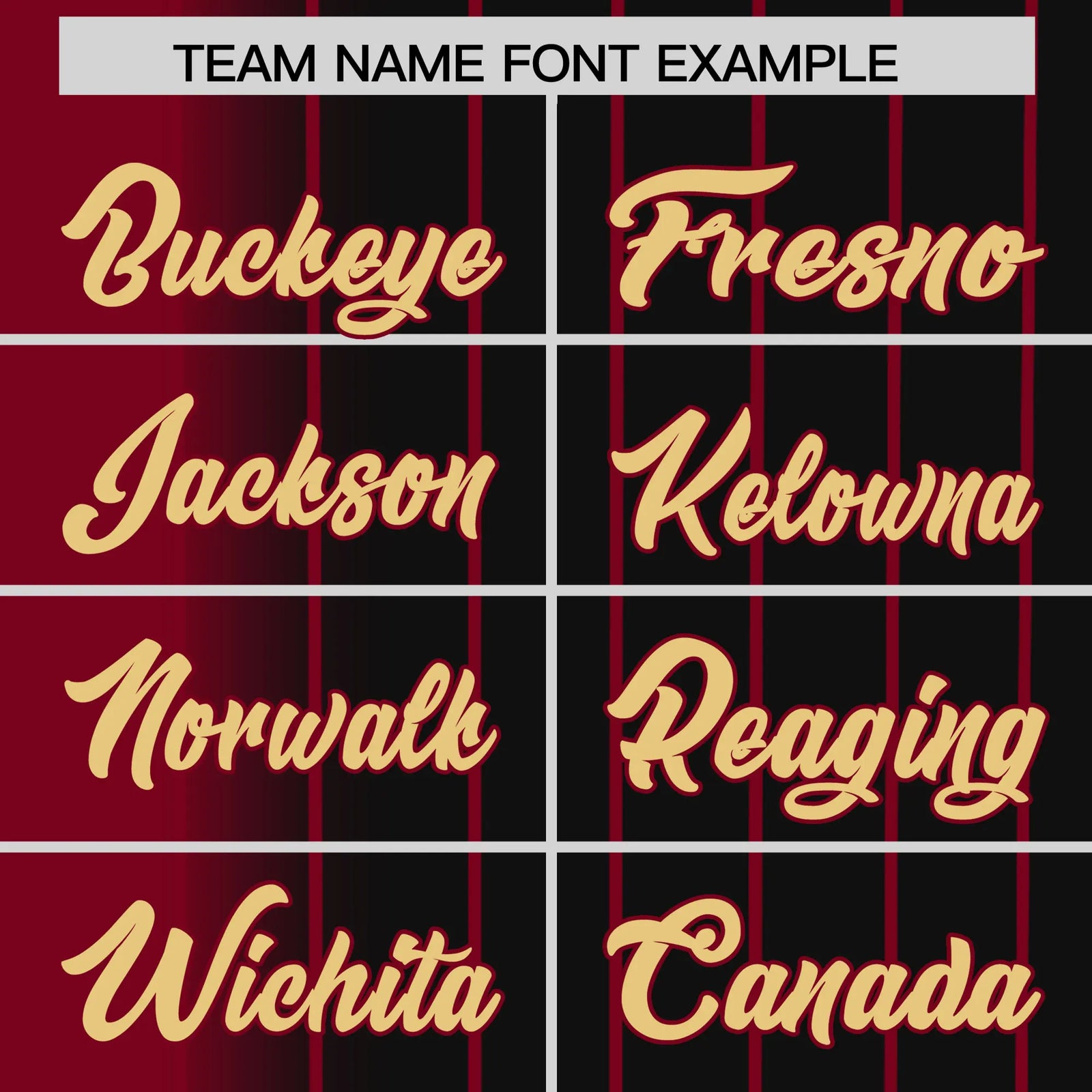 Custom Crimson Black Pinstripe Old-Gold Authentic Baseball Jersey