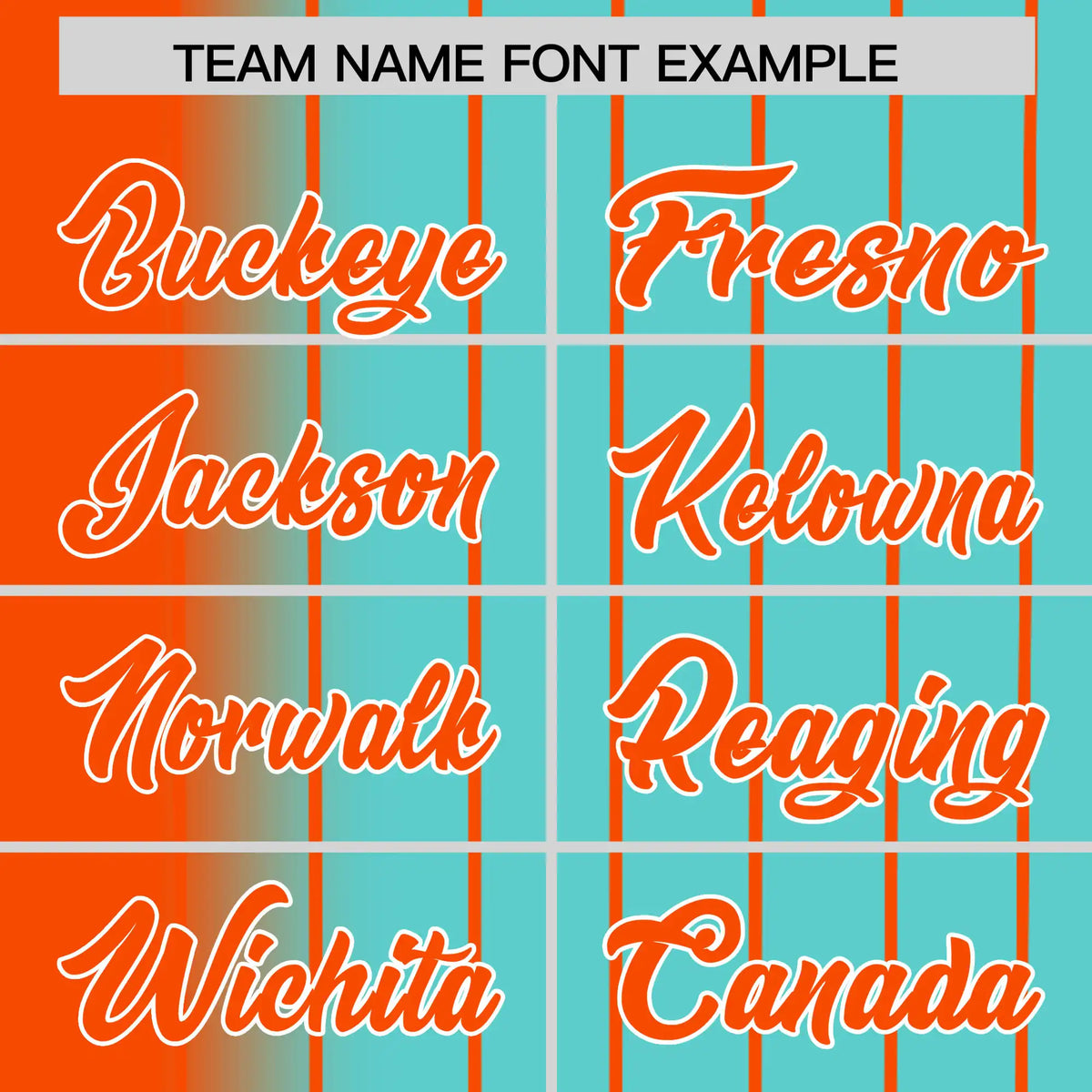 Custom Orange Light-Blue Pinstripe Orange Authentic Baseball Jersey