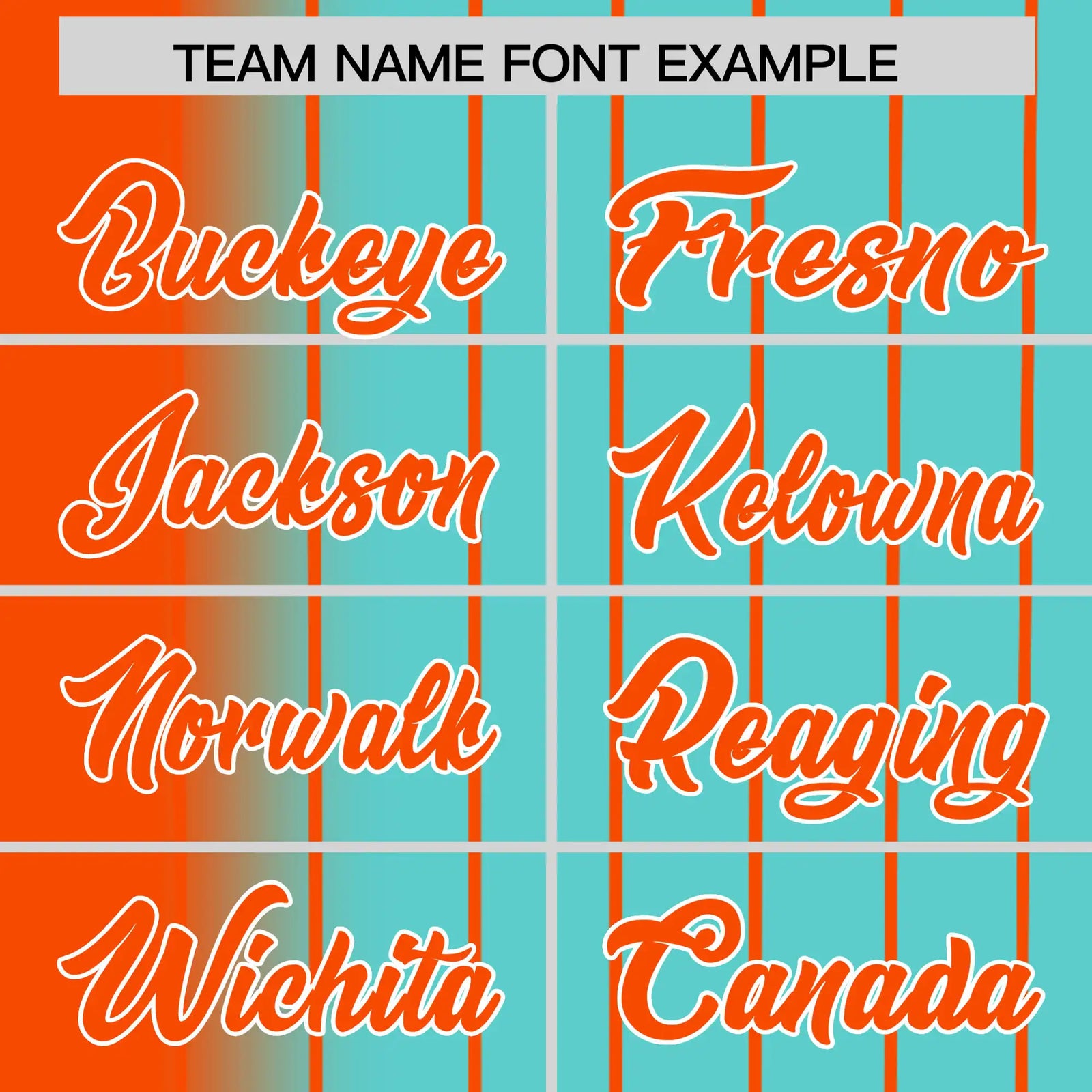 Custom Orange Light-Blue Pinstripe Orange Authentic Baseball Jersey