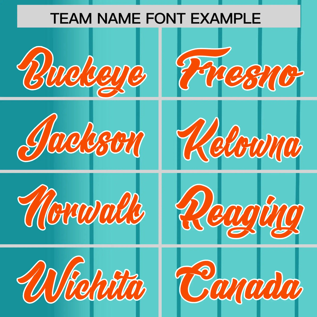 Custom Light-Blue Pinstripe Orange Authentic Baseball Jersey